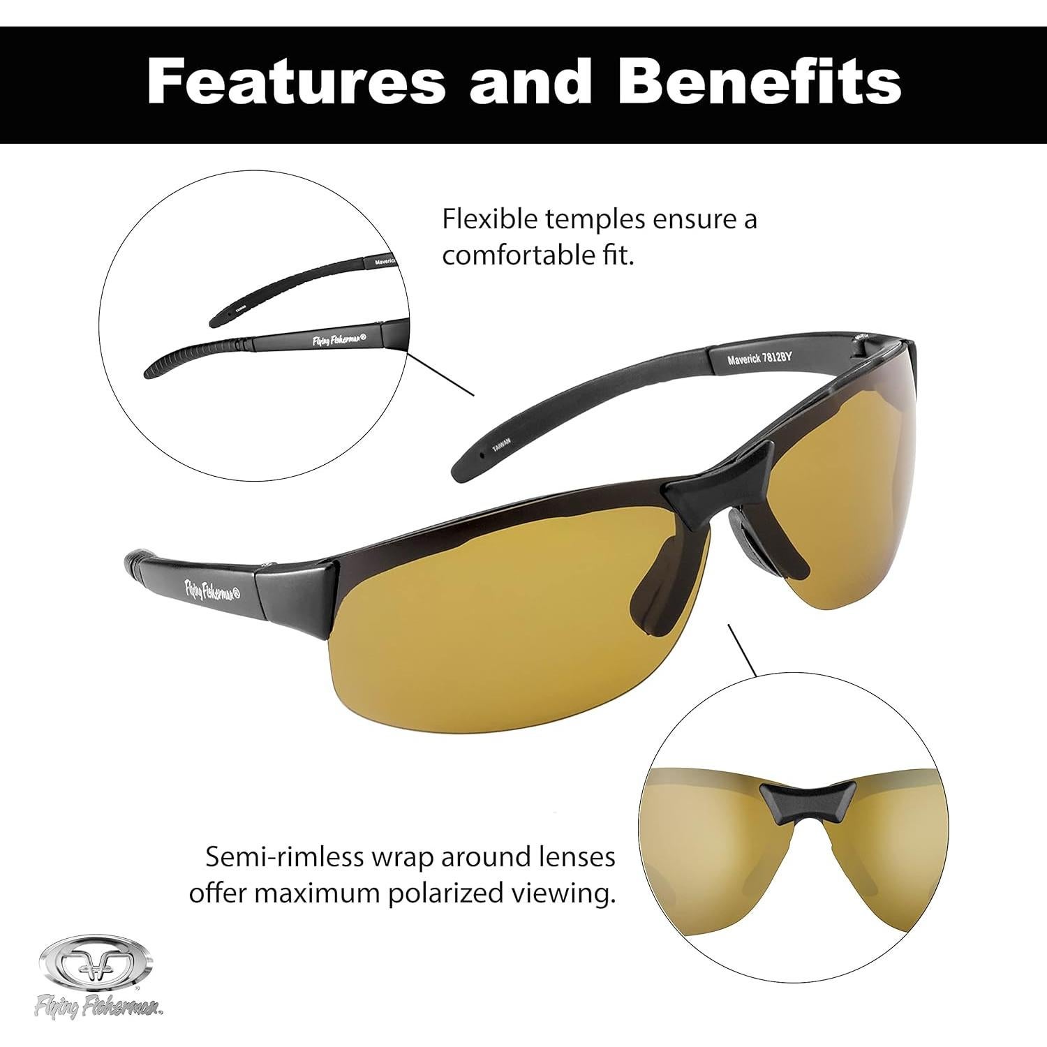 Gafas de sol polarizadas Flying Fisherman Maverick UV 100%