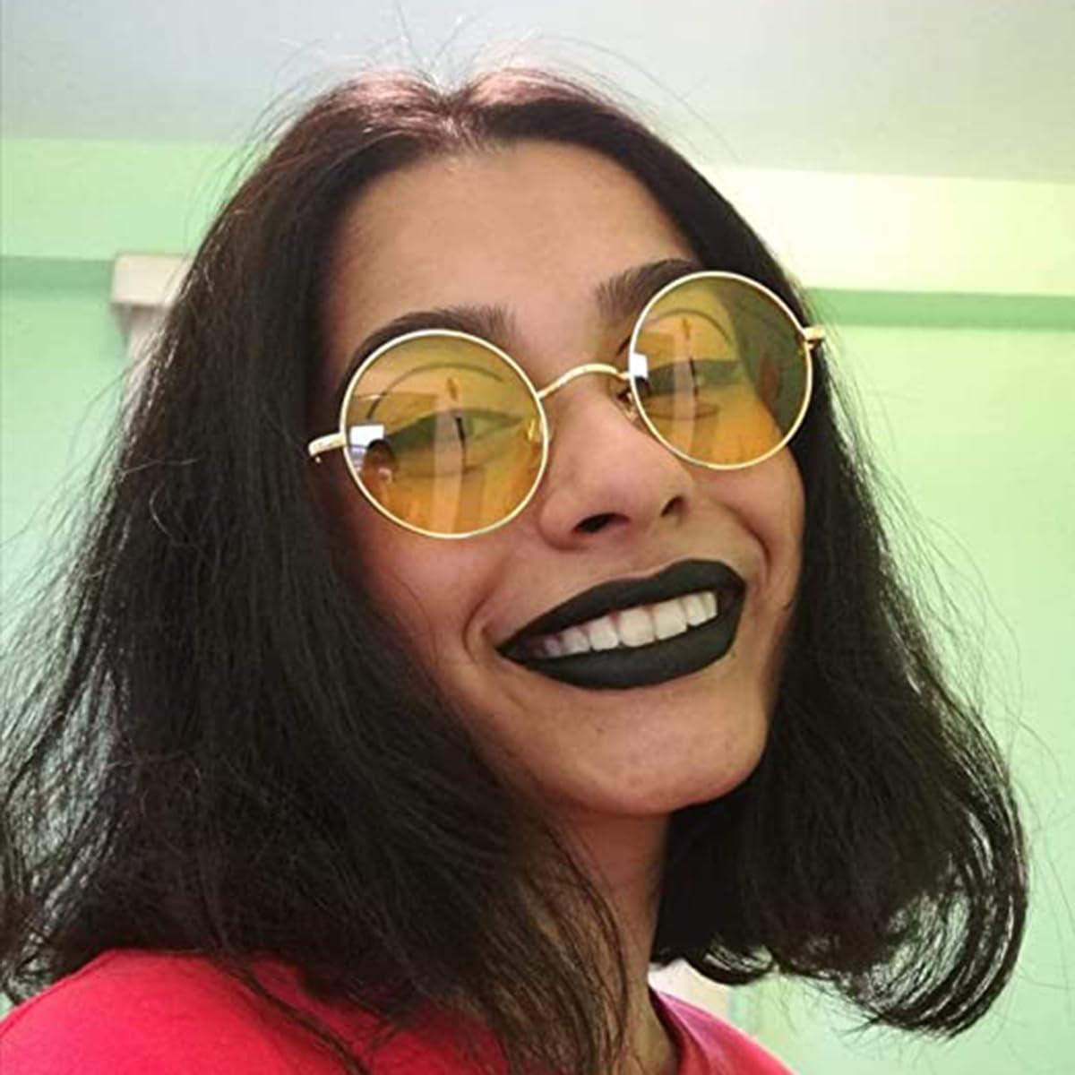 Gafas de sol redondas polarizadas HJSTES UV400 unisex