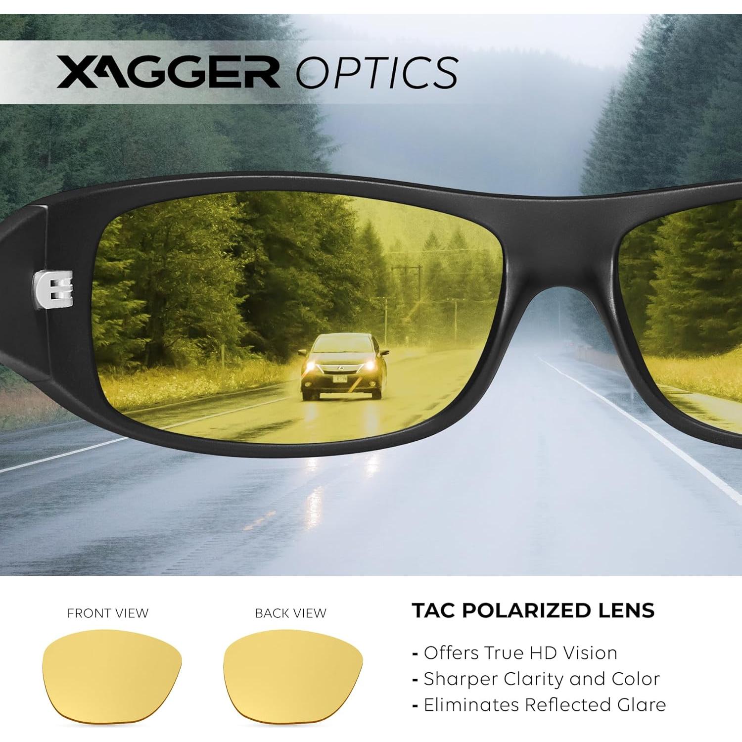 Gafas de sol polarizadas Xagger Sports TR90 para hombres
