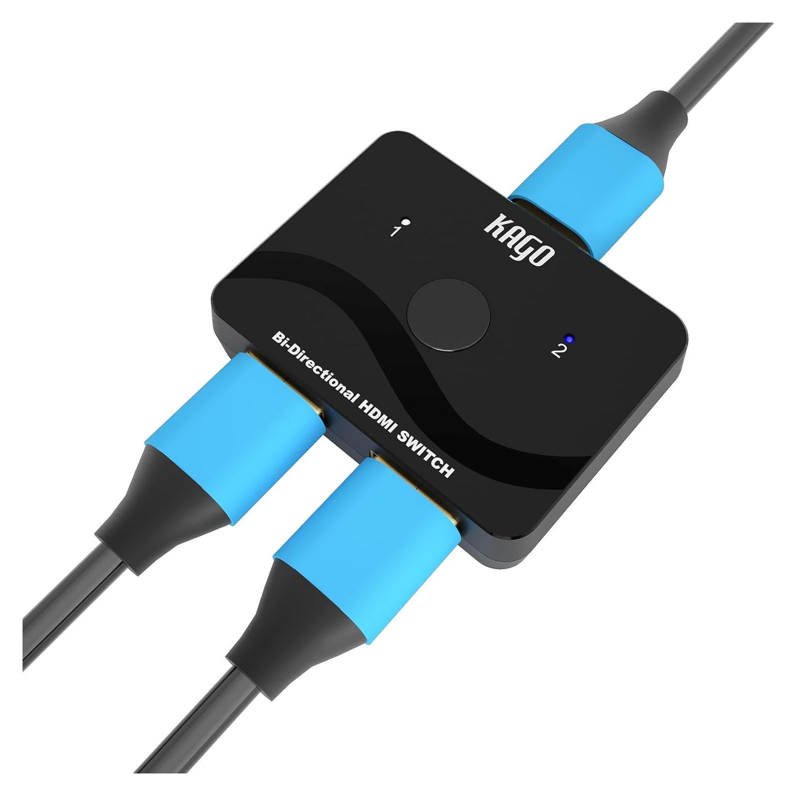 Interruptor HDMI Bidireccional KAGO 4K 2 en 1 Salida