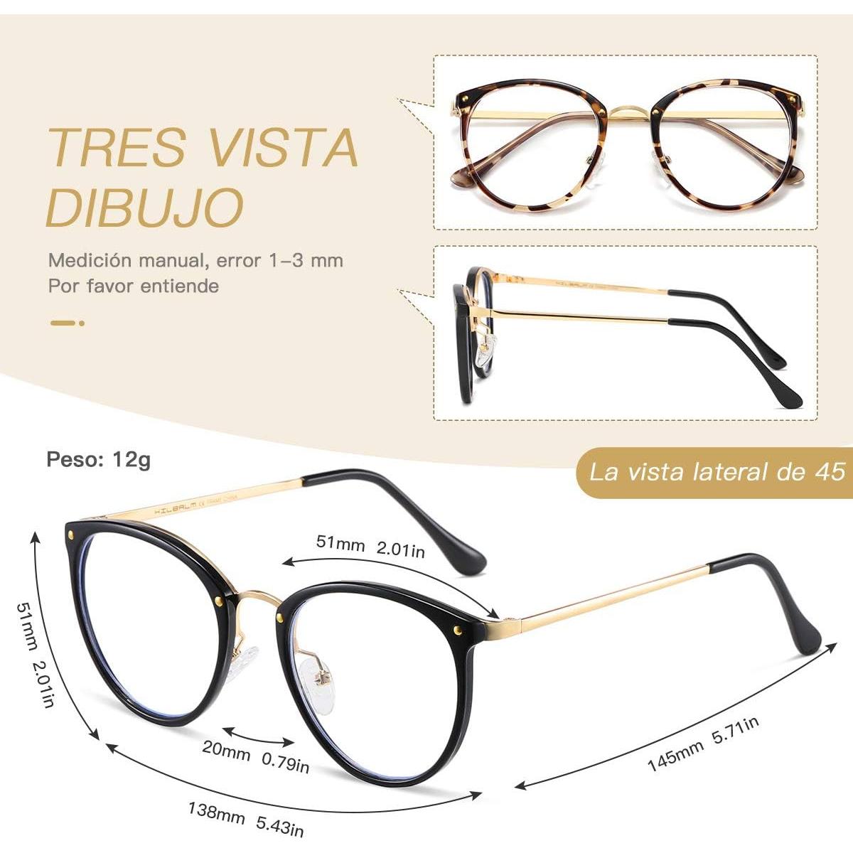 Gafas Bloqueadoras de Luz Azul HILBALM - 3 Colores