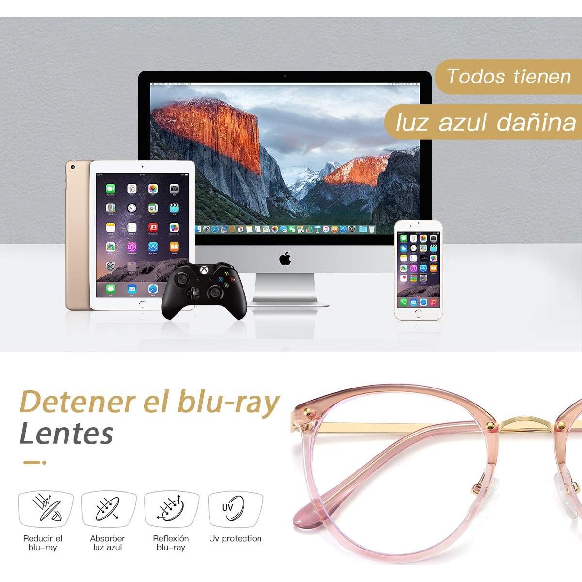 Gafas Bloqueadoras de Luz Azul HILBALM - 3 Colores