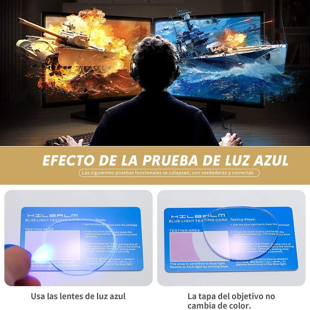 Gafas Bloqueadoras de Luz Azul HILBALM - 3 Colores