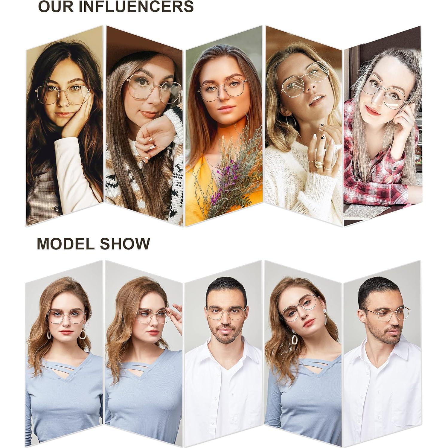 Gafas Cuadradas SOJOS SJ1137 Bloqueo Luz Azul Plata 54mm