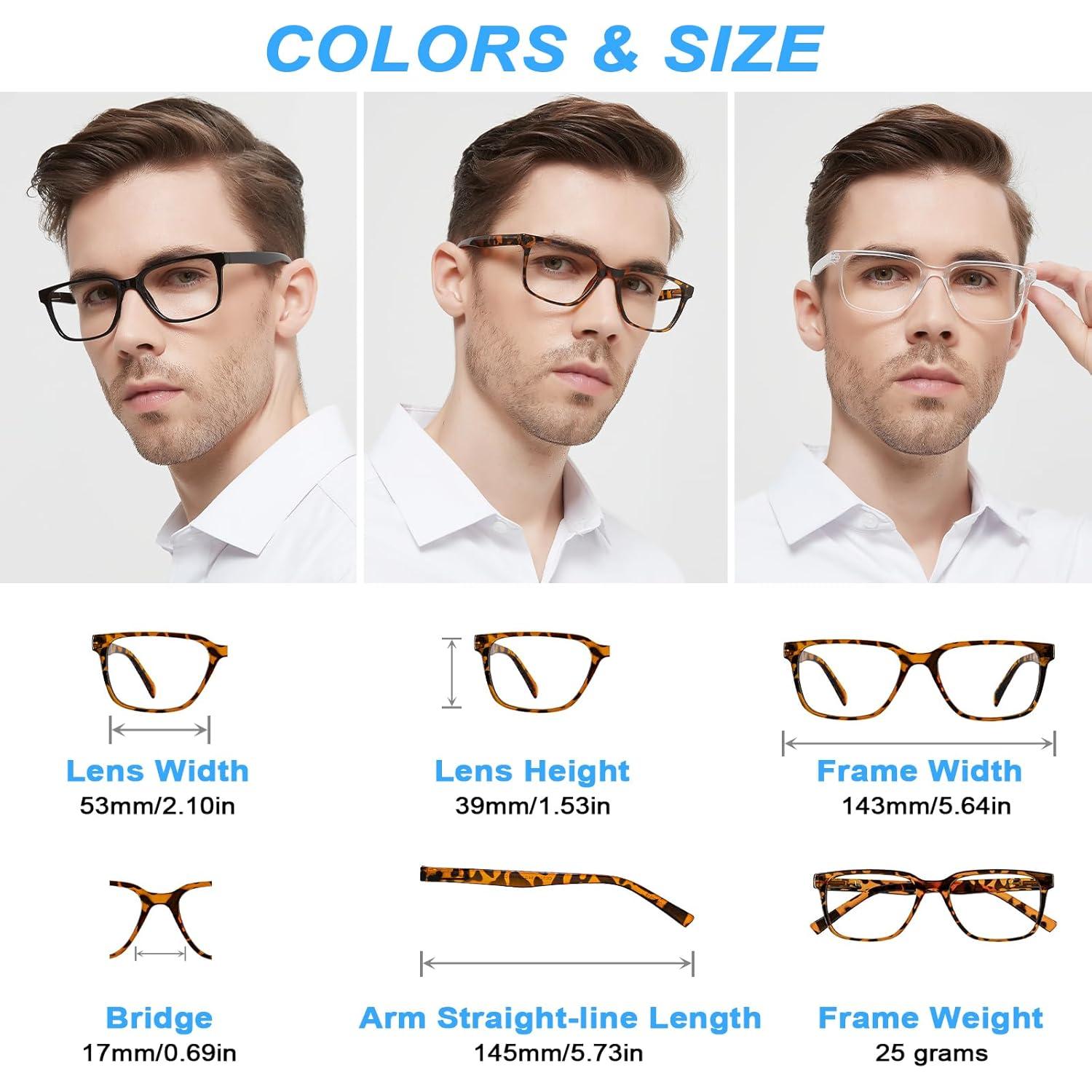 Gafas de lectura WEMOOTANTS bloqueadoras luz azul 2.75x