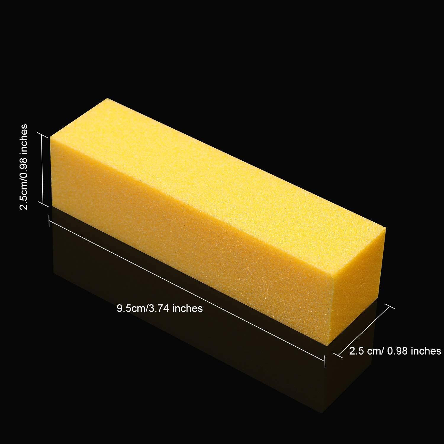 Paquete de 12 Bloques de Pulido de Uñas Senkary 4 Lados