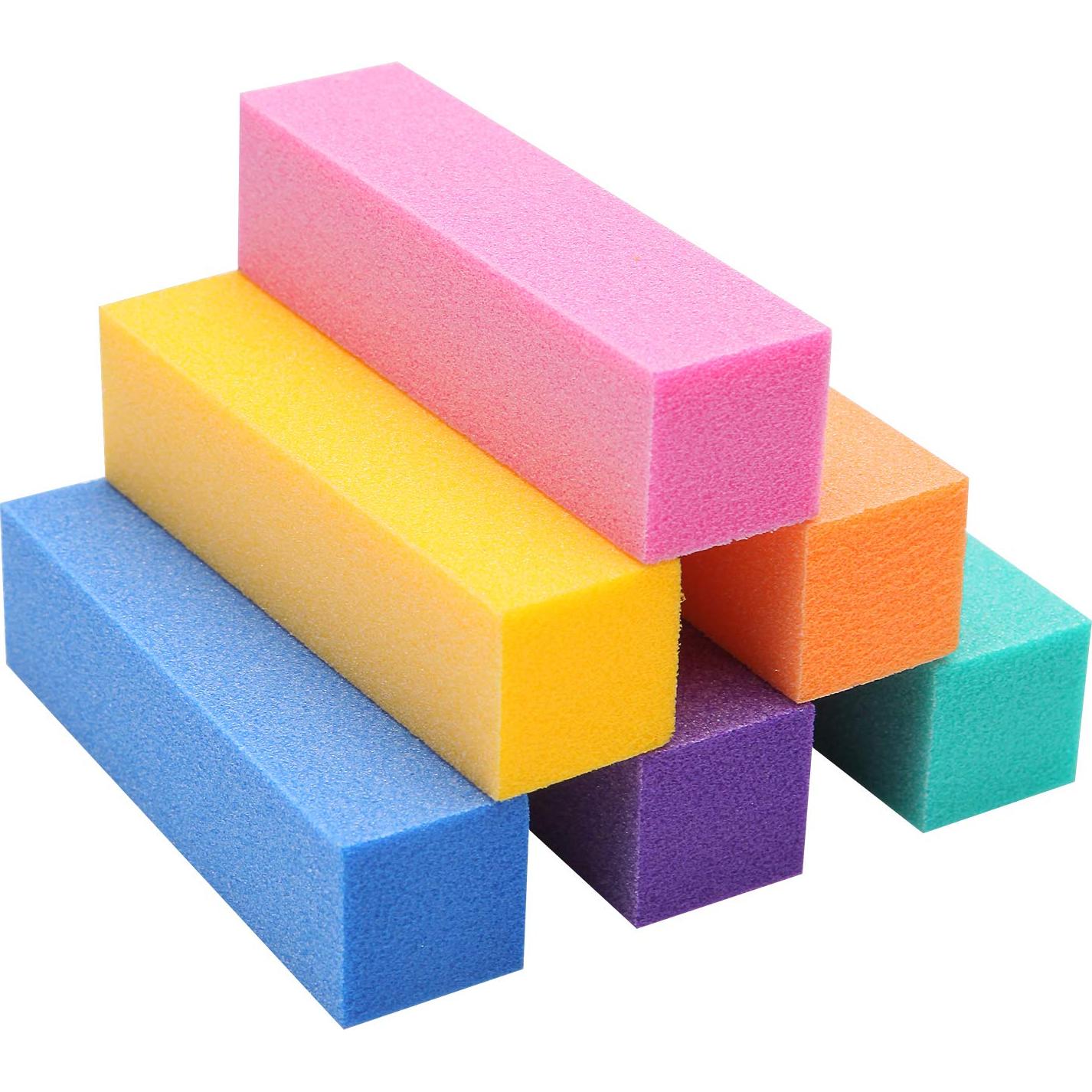 Paquete de 12 Bloques de Pulido de Uñas Senkary 4 Lados