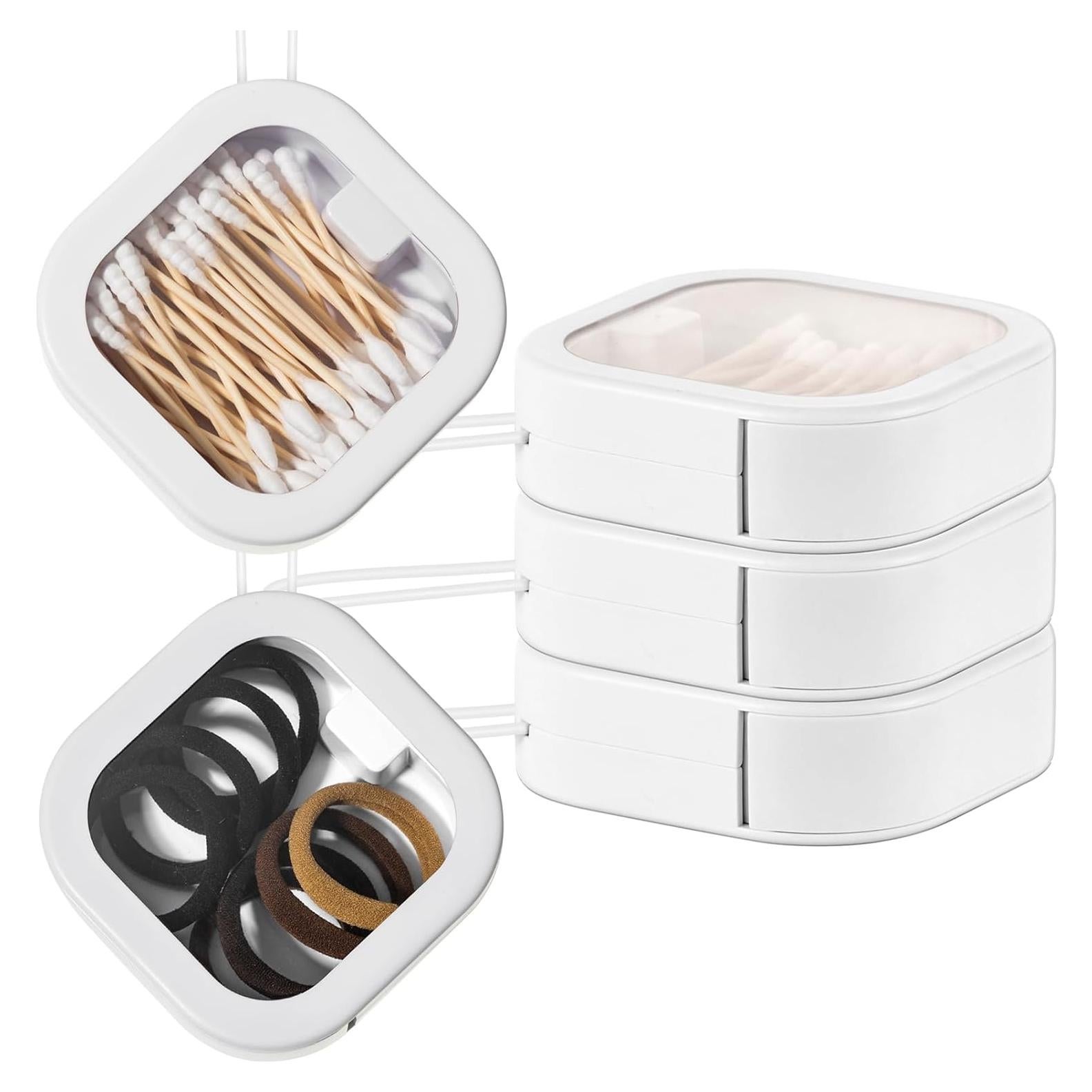 Organizador de Cabello Portátil Kathfly - 3 Piezas Apilables