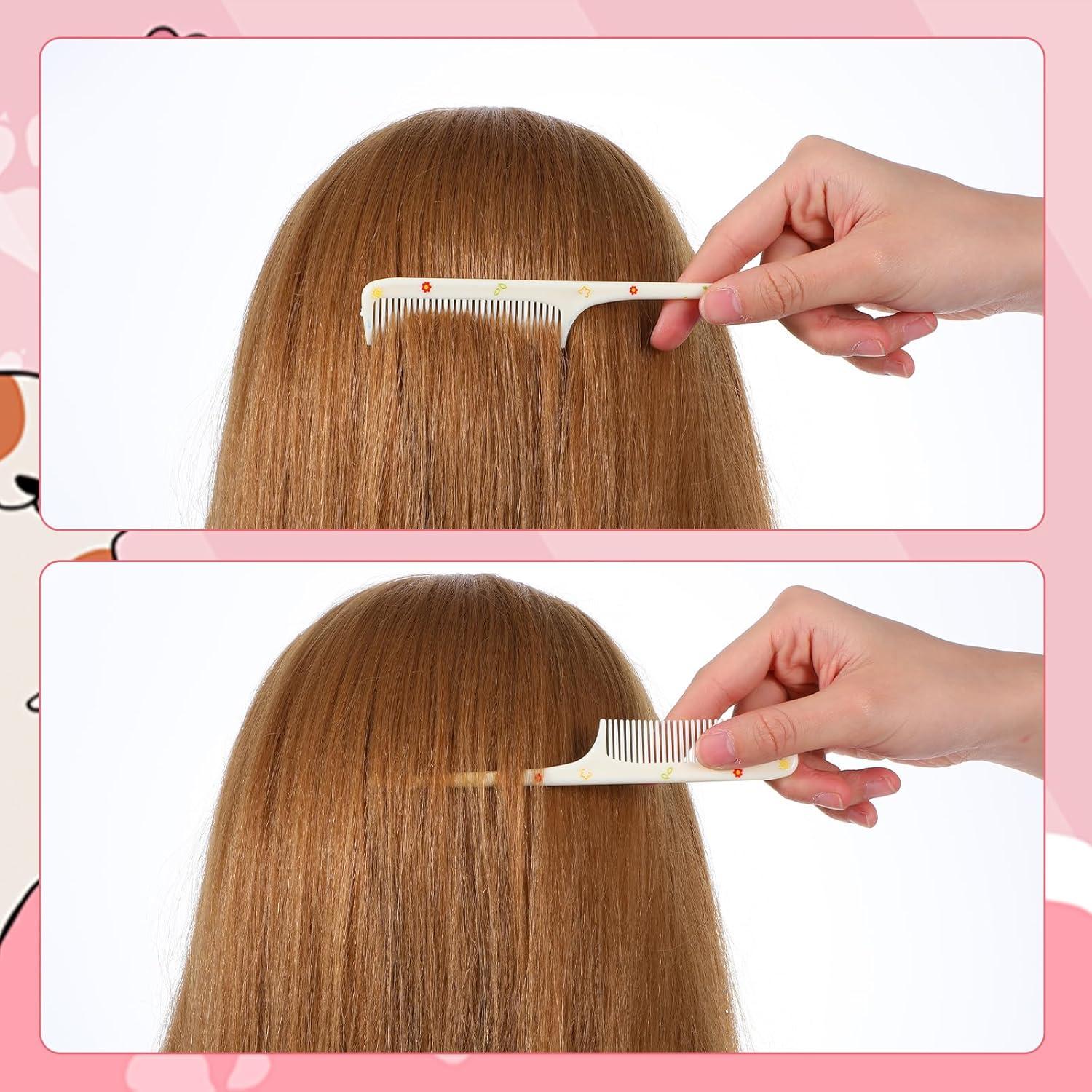 Set de Peines y Cepillos para Bebé Giantree - 4 Piezas Rosa y Amarillo