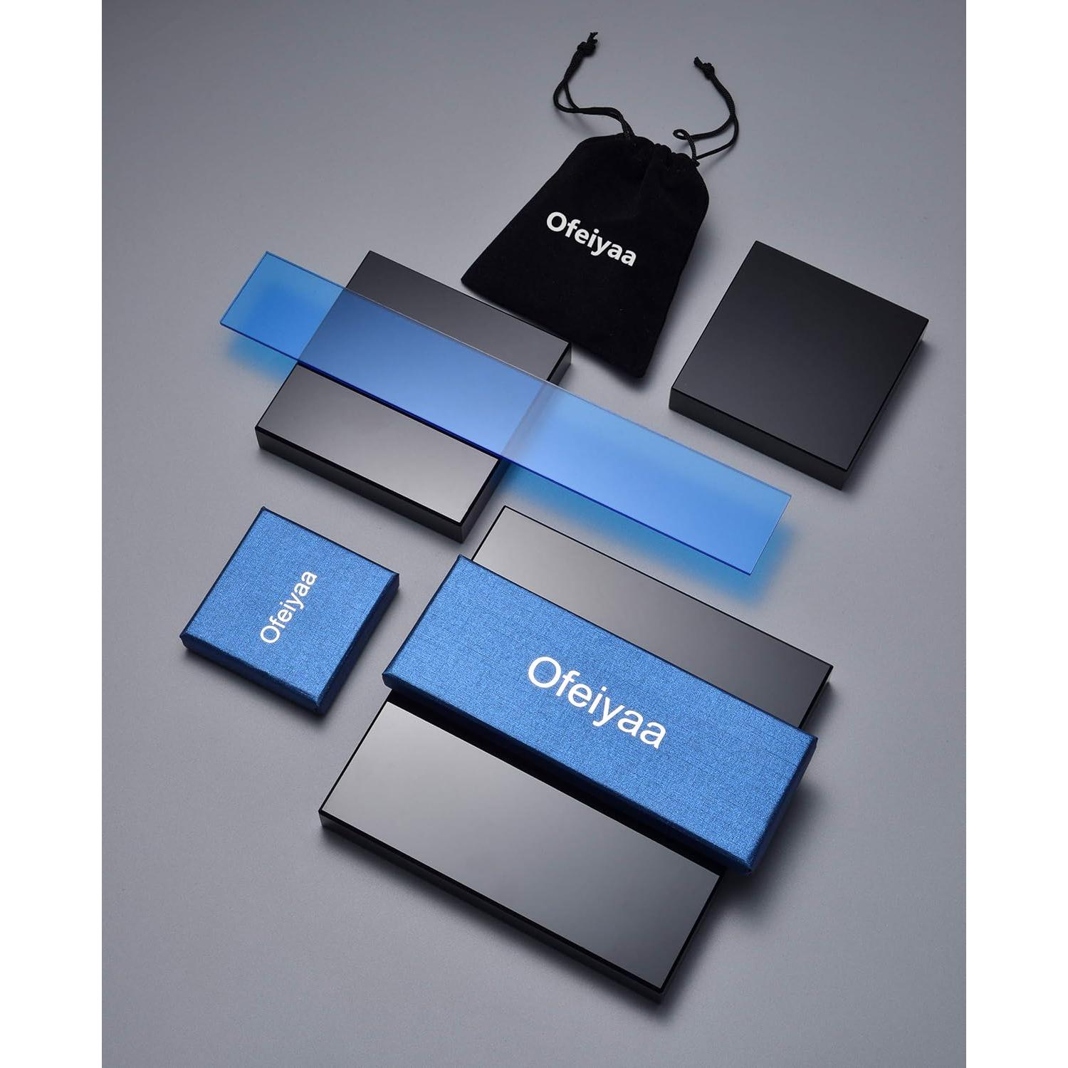 7 Pares de Pendientes Magnéticos Ofeiyaa de Acero Inoxidable