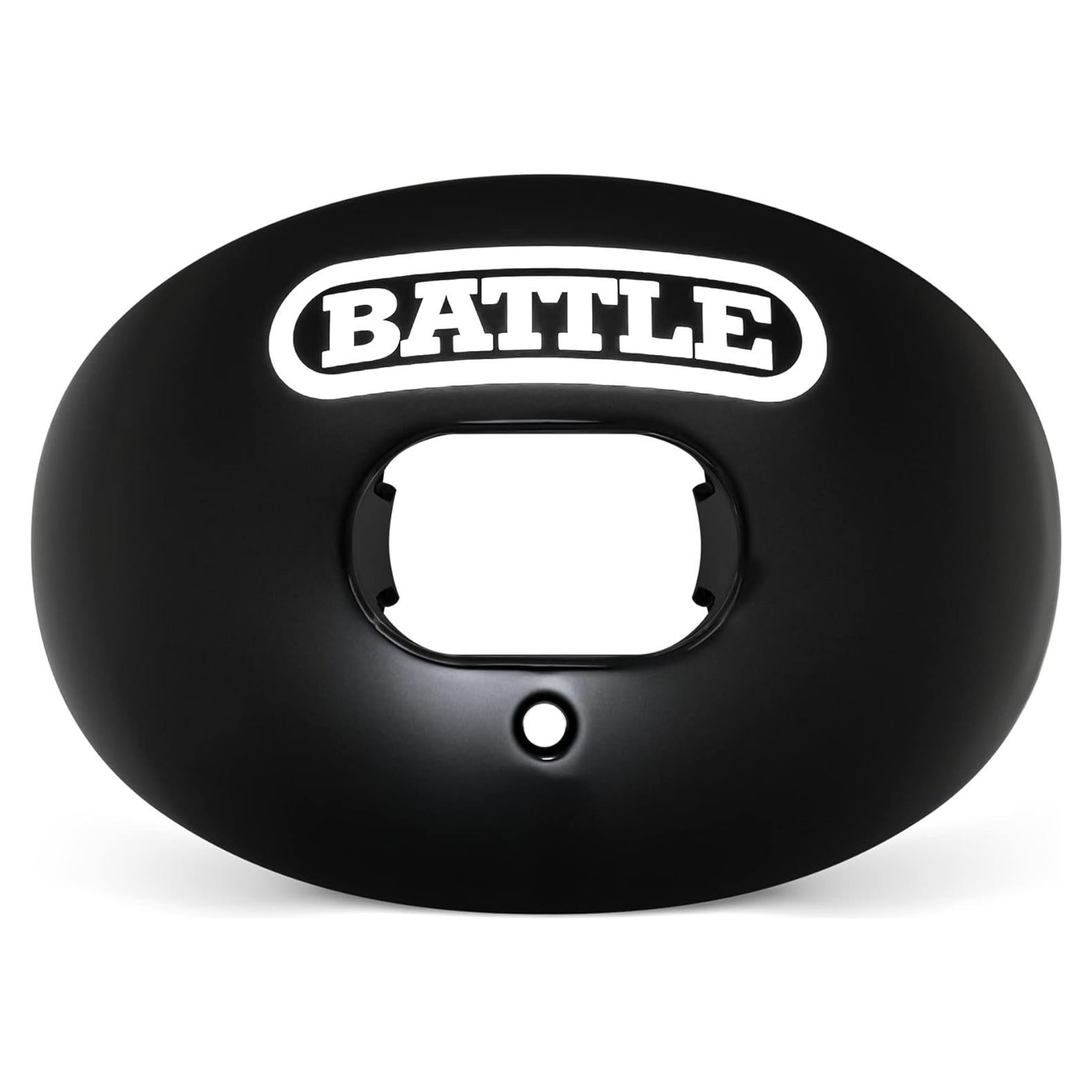 Protector Bucal de Fútbol Battle Sports Chrome Oxygen - Cromo Negro