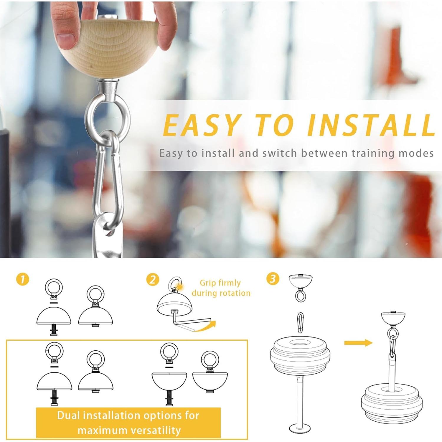 Bloque de Pinza de Madera de Haya Lights Mountain Grip - Entrenamiento de Fuerza