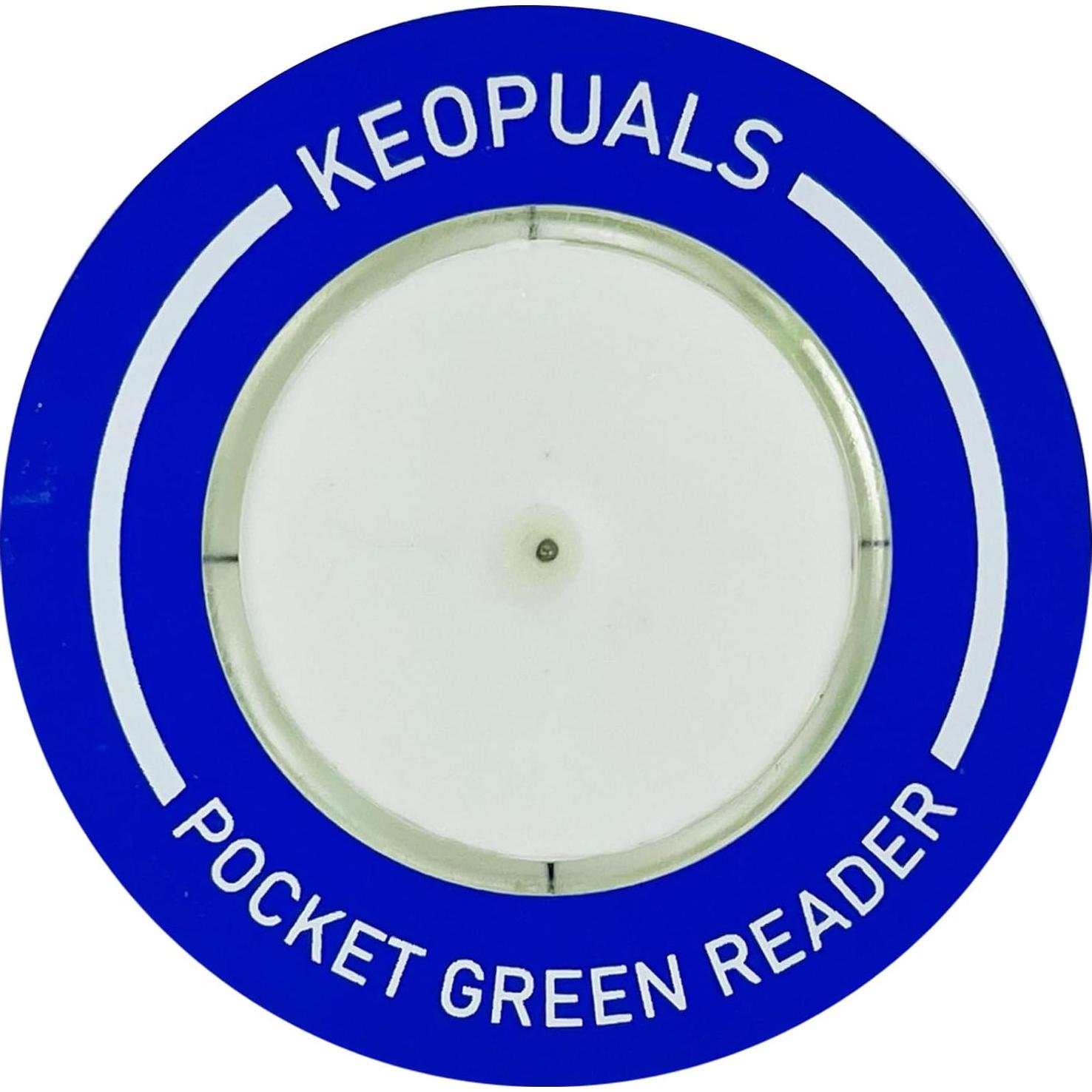 Lector de Verde de Golf KeoPuals con Nivel - Acrílico Azul