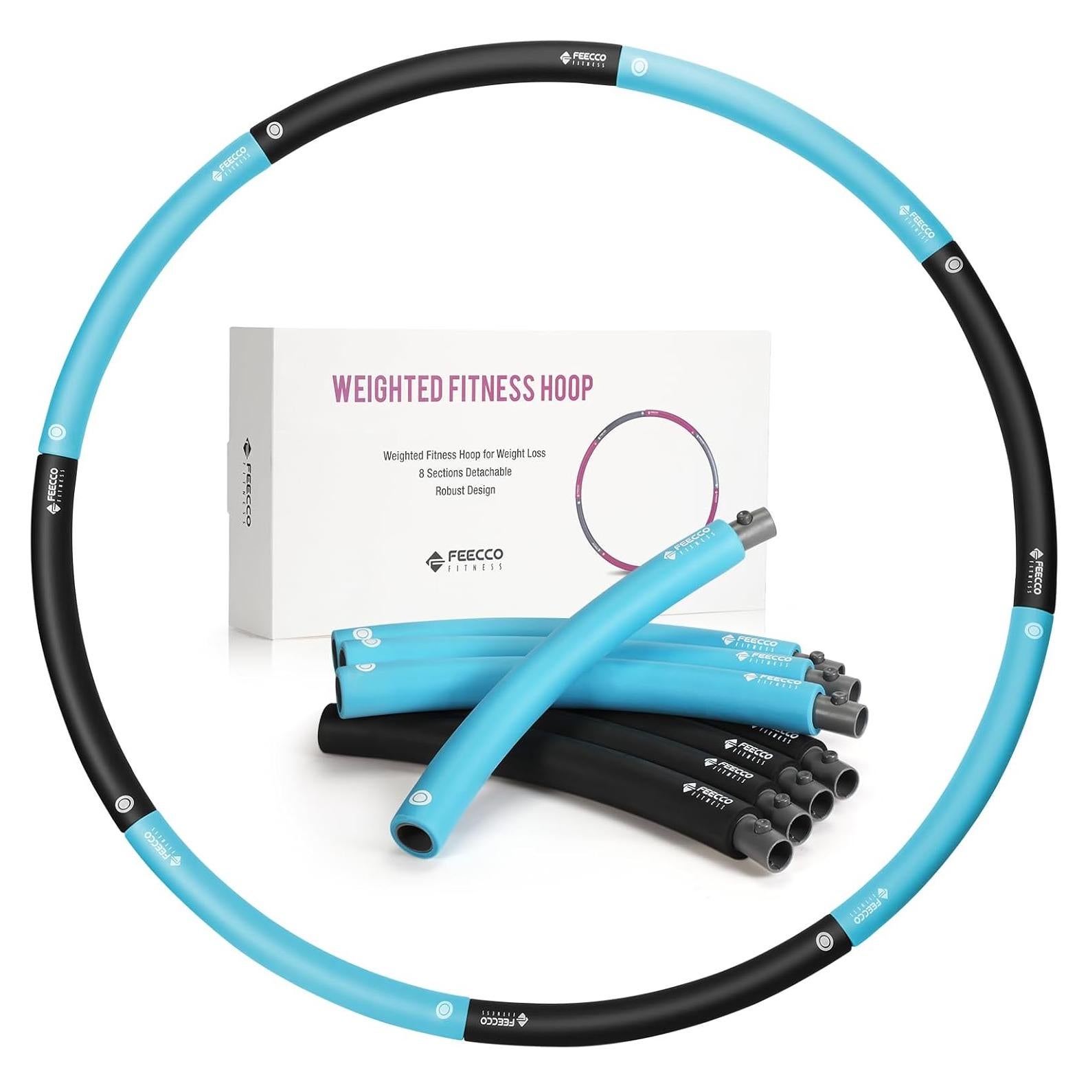 Aro de Fitness FEECCO 1 kg Ajustable 8 Secciones Desmontables