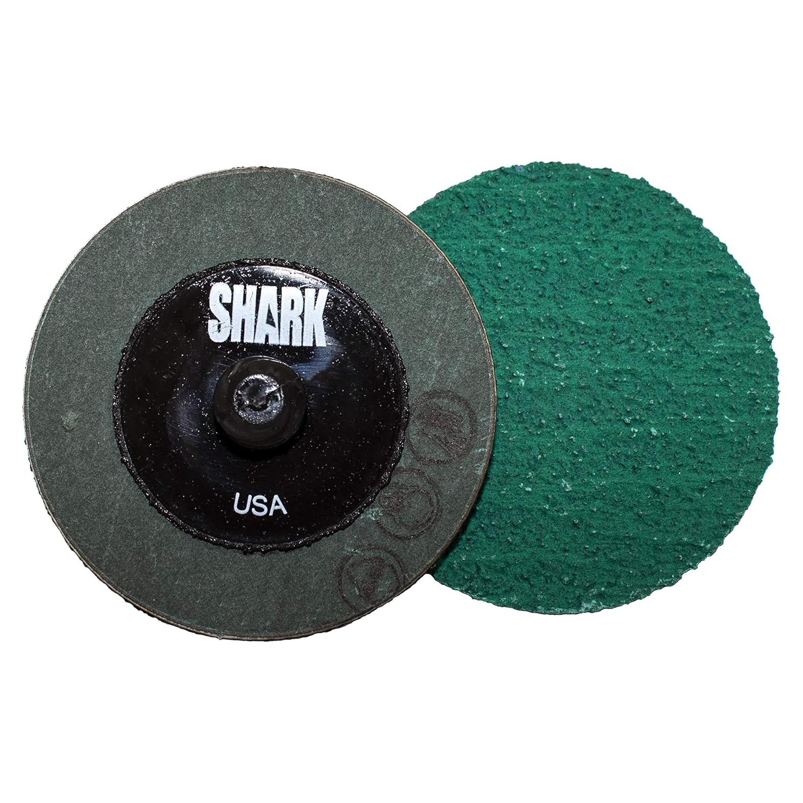 Discos de Molienda Mini Zirconia Verde Shark 36 Grit 25 Pzas