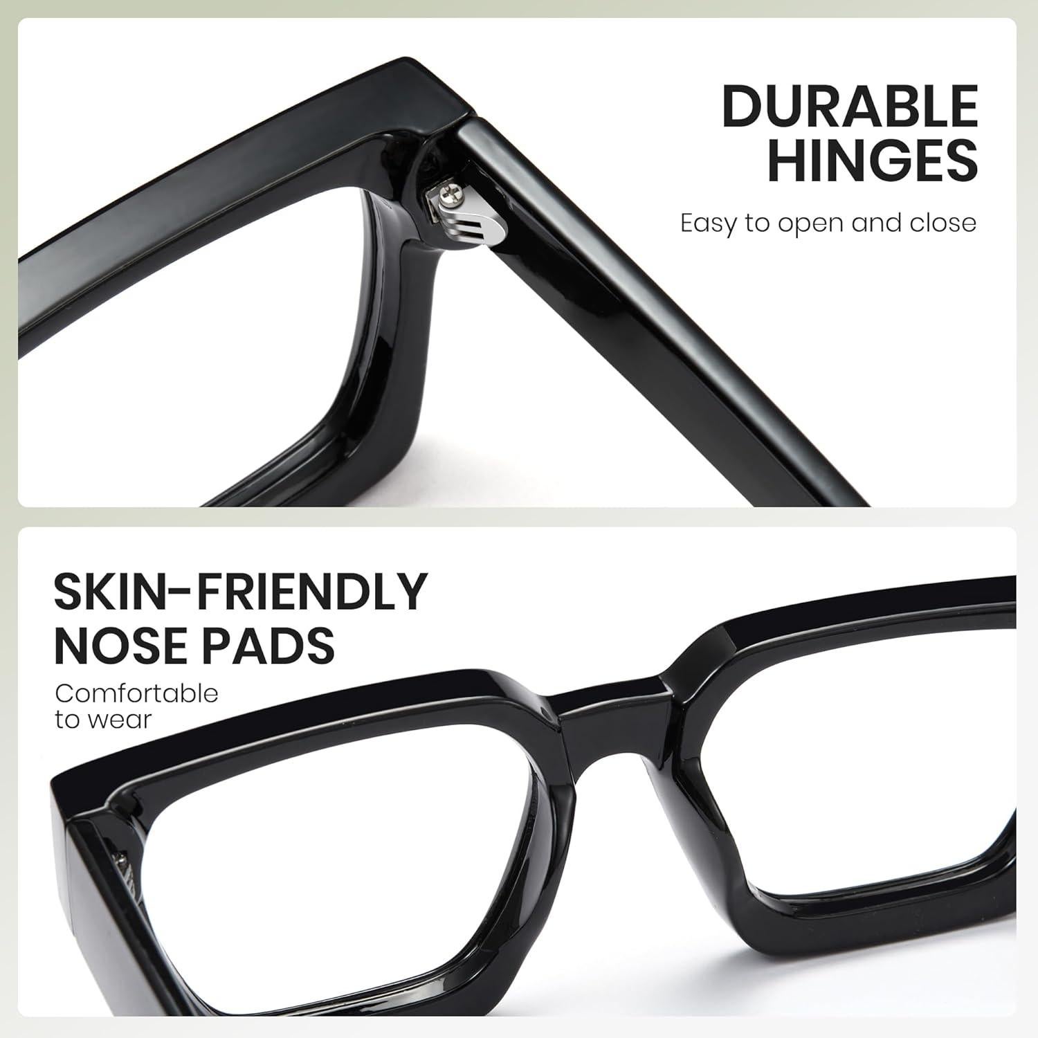 Gafas de Bloqueo de Luz Azul Cyxus 99% UV400 Marco Rectangular