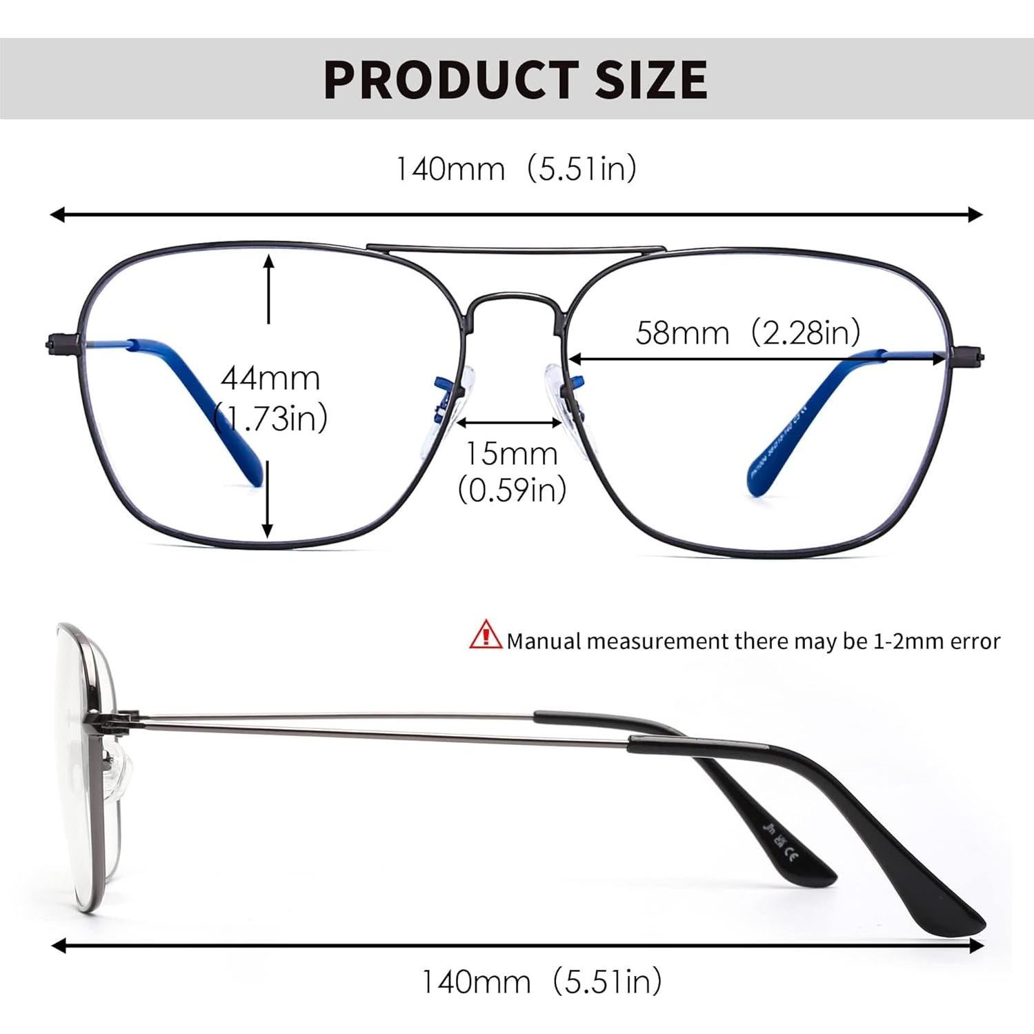 Gafas bloqueadoras de luz azul JM fotocromáticas para adultos
