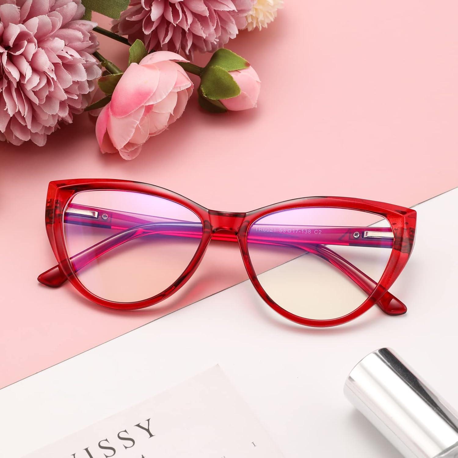 Gafas de Sol Ojo de Gato TR90 Anti Luz Azul para Mujeres