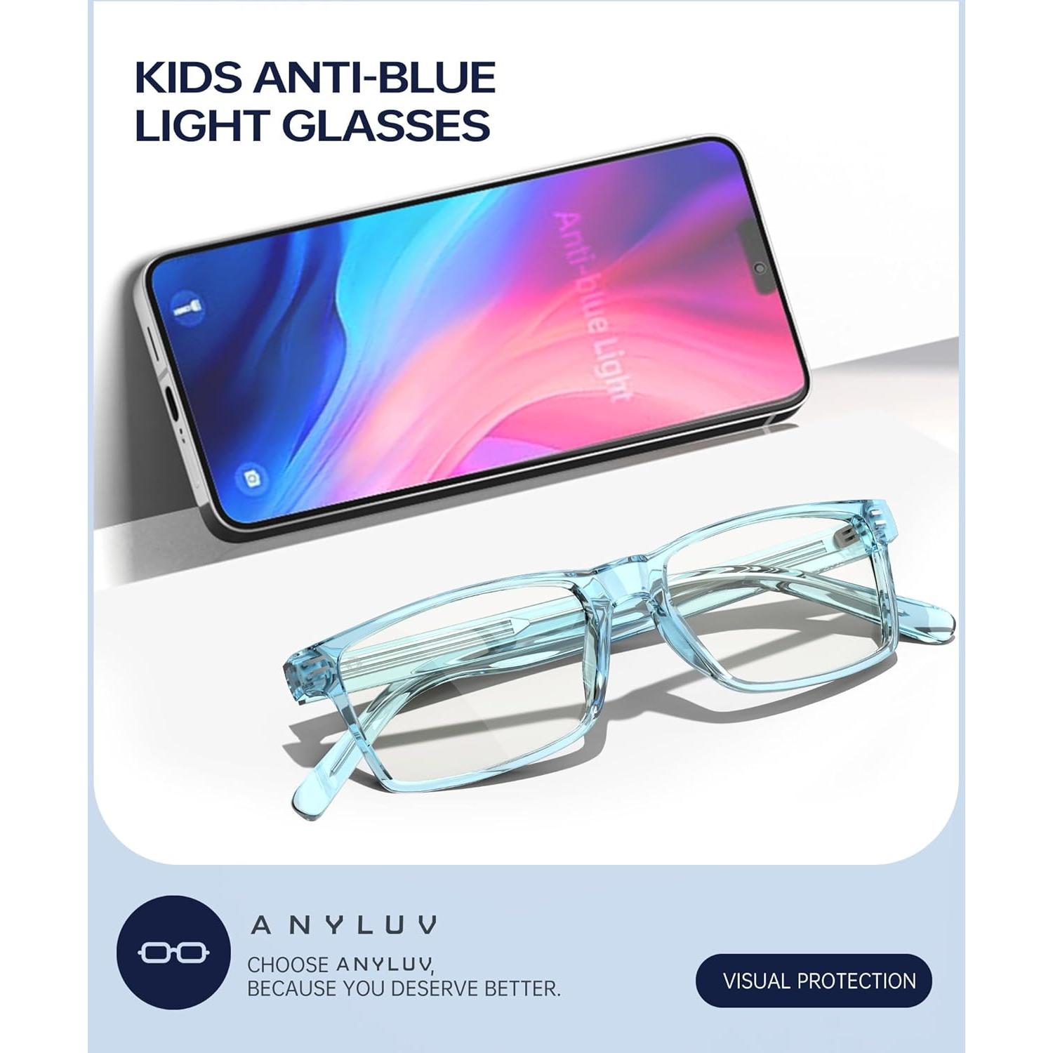 Gafas de Luz Azul ANYLUV para Niños A144-A, Protección UV400