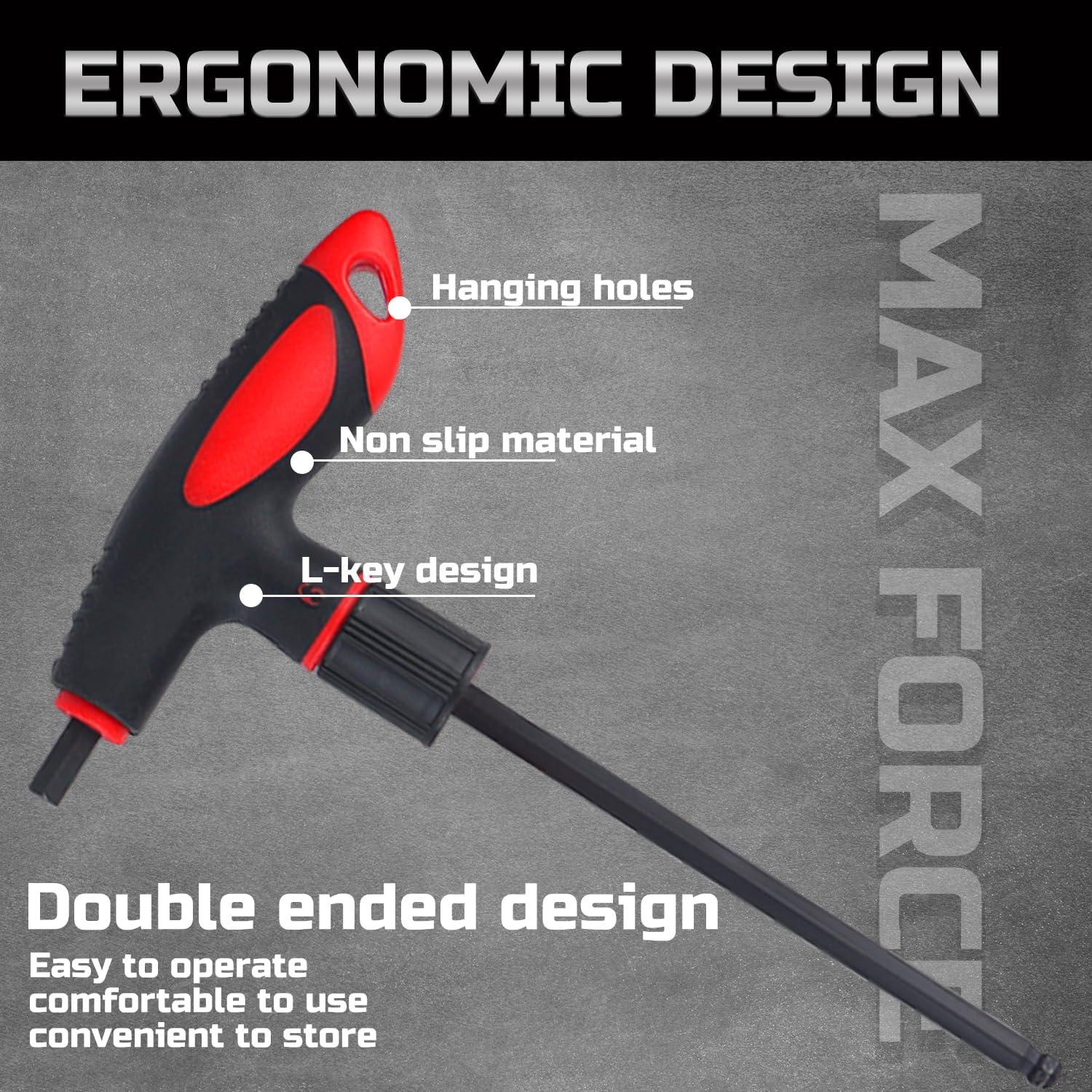 Juego de Llaves Allen en T Lichamp 8 Piezas 2-10 mm