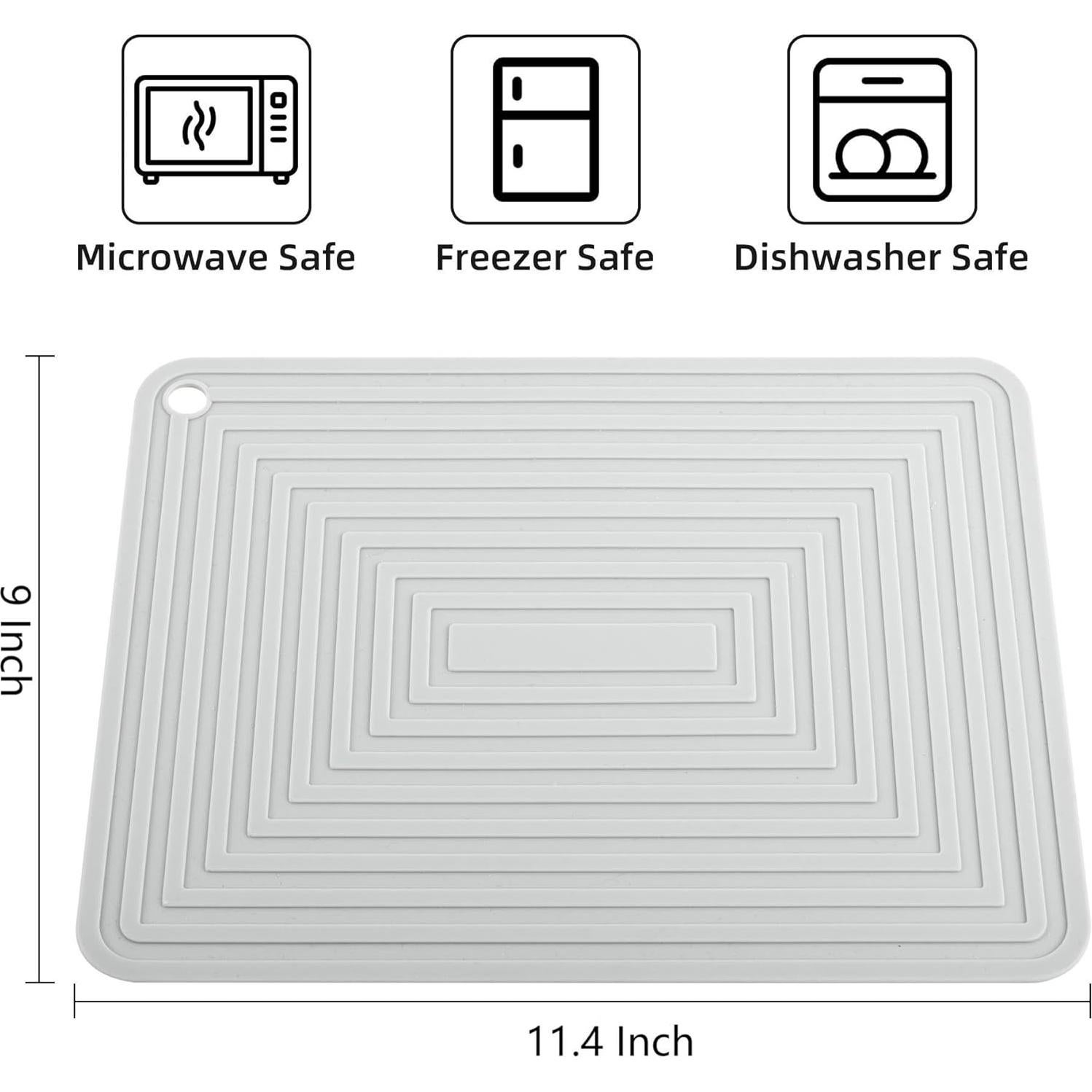 Trivetes de Silicona IFFMYJB, Almohadillas Resistentes al Calor 2 Pzas