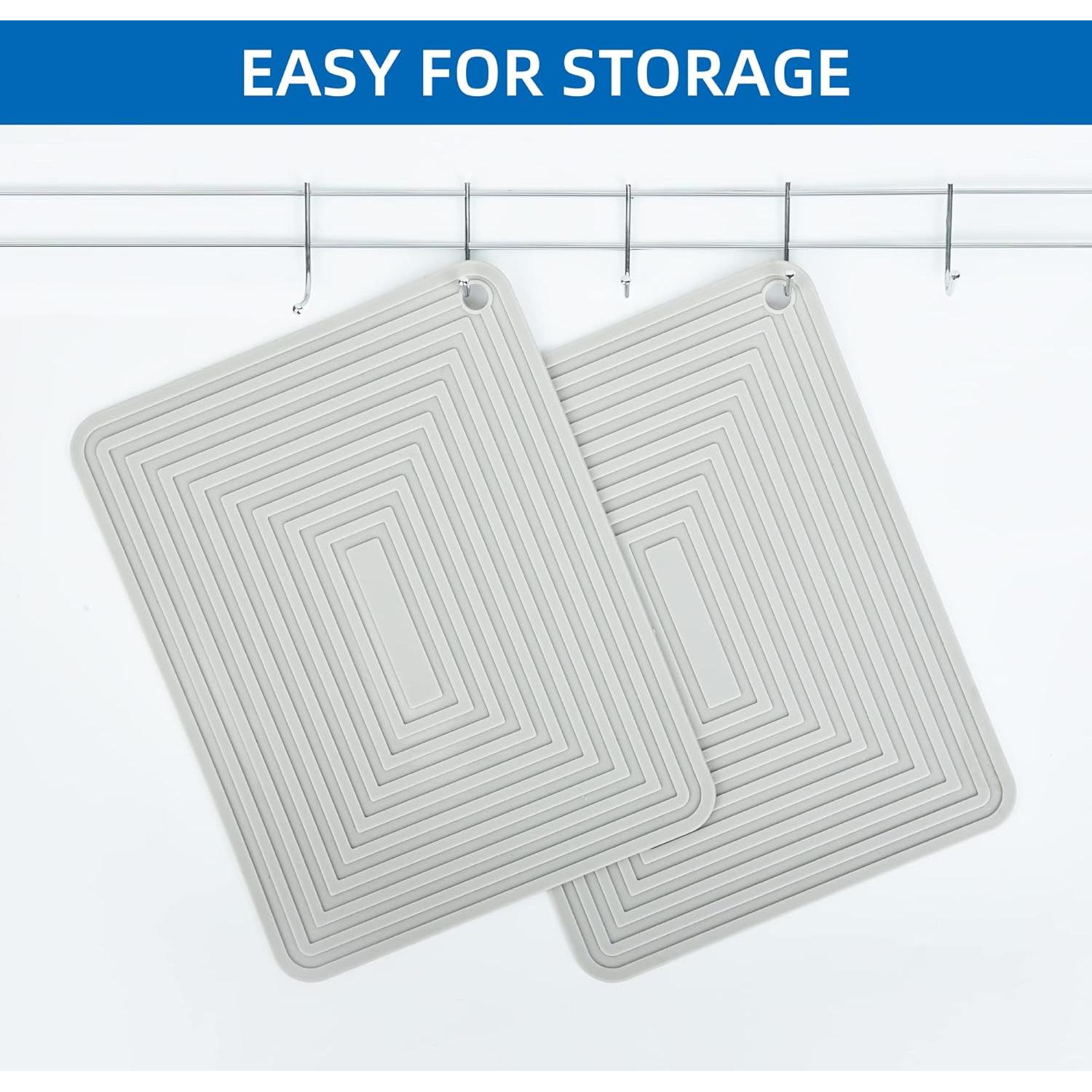 Trivetes de Silicona IFFMYJB, Almohadillas Resistentes al Calor 2 Pzas