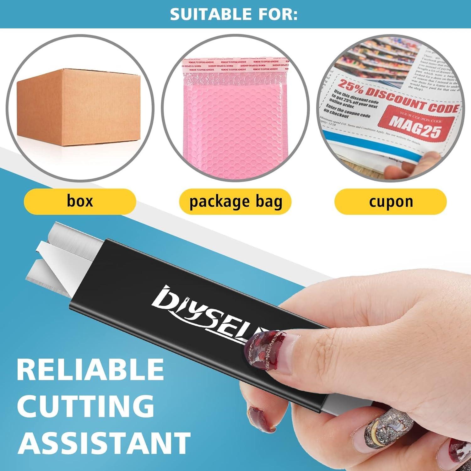 Cortadores de Cajas Retráctiles DIYSELF - Paquete de 4 Unidades