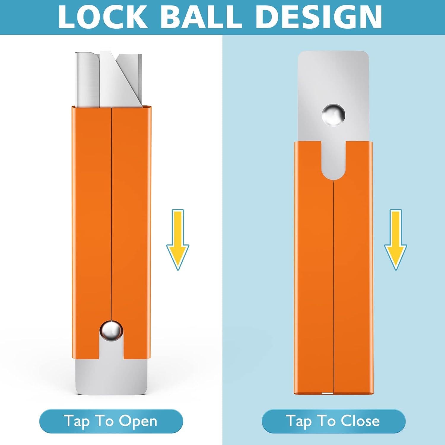 Cortadores de Cajas Retráctiles DIYSELF - Paquete de 4 Unidades