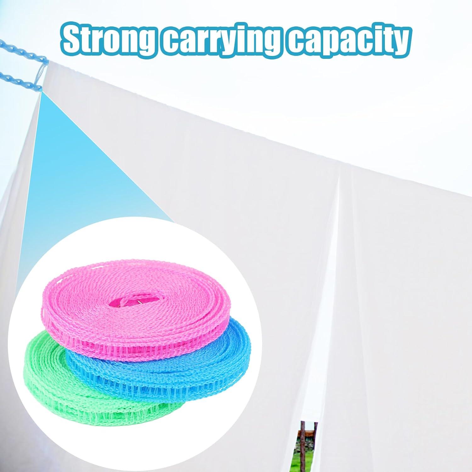 Cuerda de Nylon para Colgar Ropa Gosknor 5m Resistente al Viento