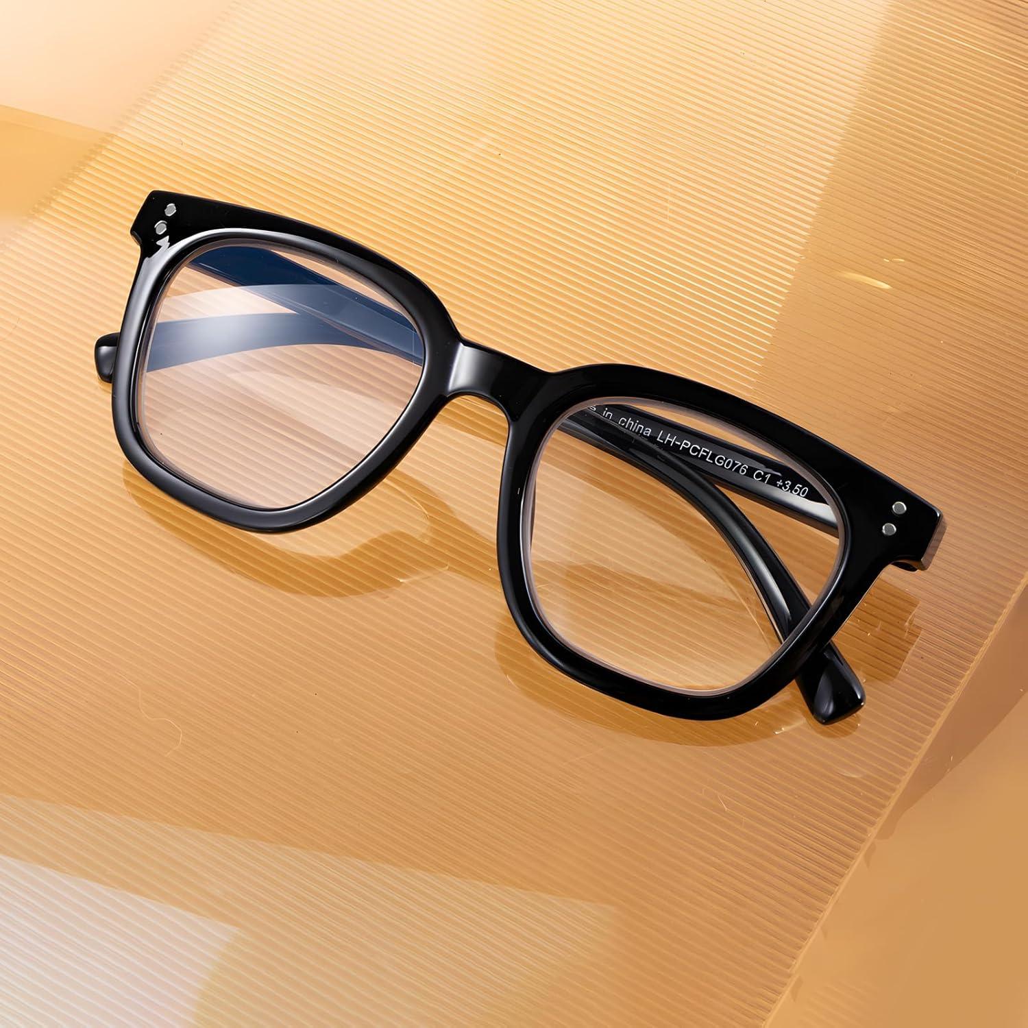 Gafas de lectura Firstsense +1.5 con bloqueo luz azul negras