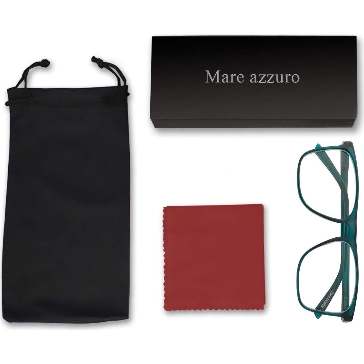 Gafas de Lectura MARE AZZURO +2.75 Hombres Turquesa Rectangulares