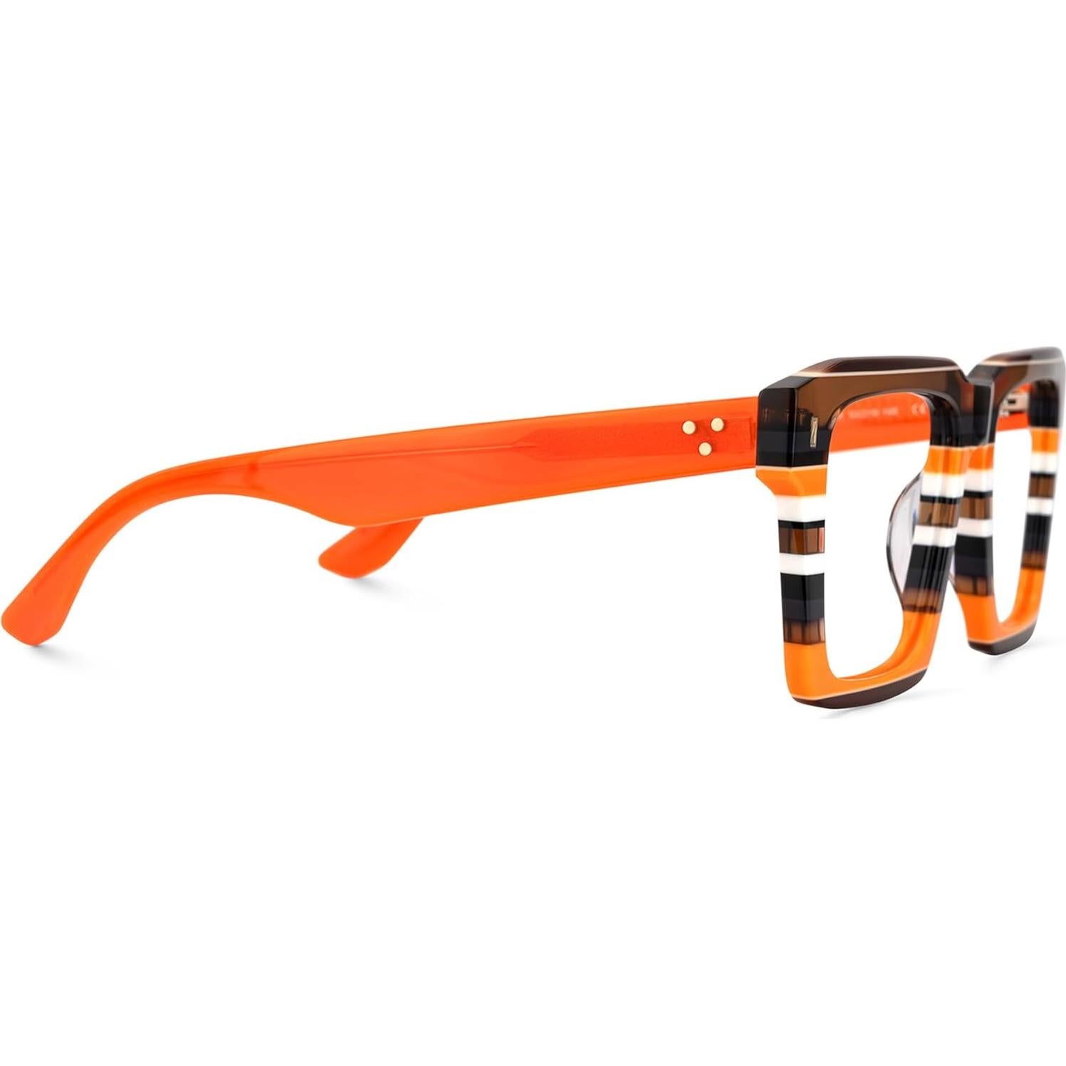 Montura de gafas cuadradas Zeelool ZJGA634947 con lente azul