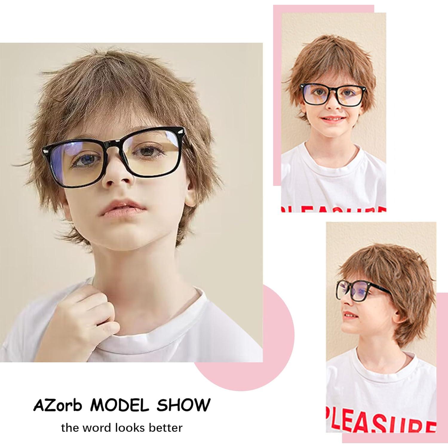 Gafas Anti-Luz Azul Niños AZorb TR90 2 Pack Rosa y Leopardo
