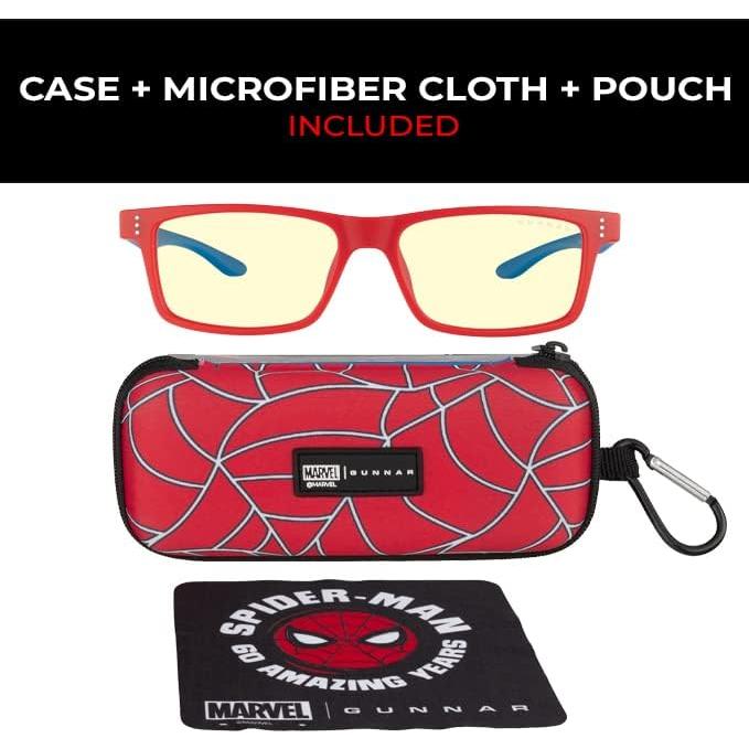 Gafas de Bloqueo de Luz Azul Gunnar Spider-Man 8-12 años