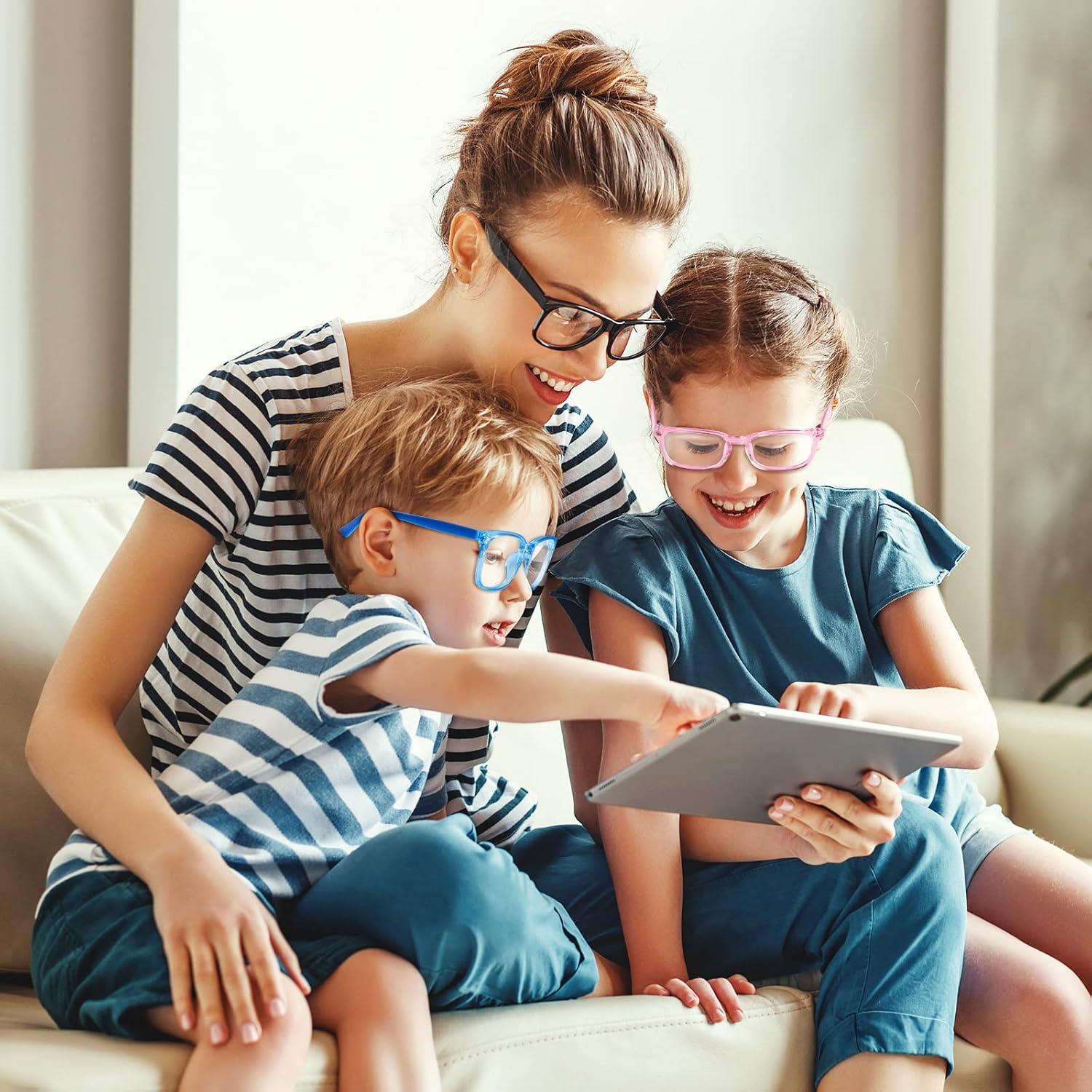 Gafas de Luz Azul Okany para Niños 3-10 Años Antirreflejo