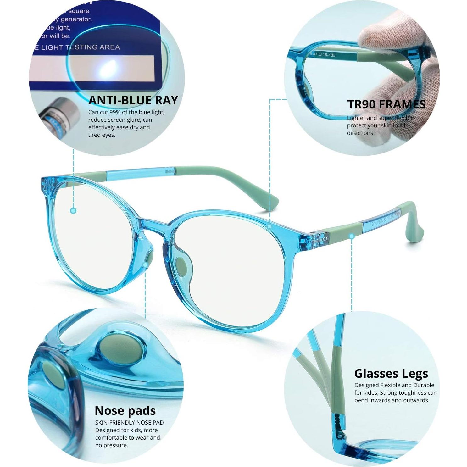 Gafas bloqueadoras de luz azul MERRY'S para niños 6-10 años