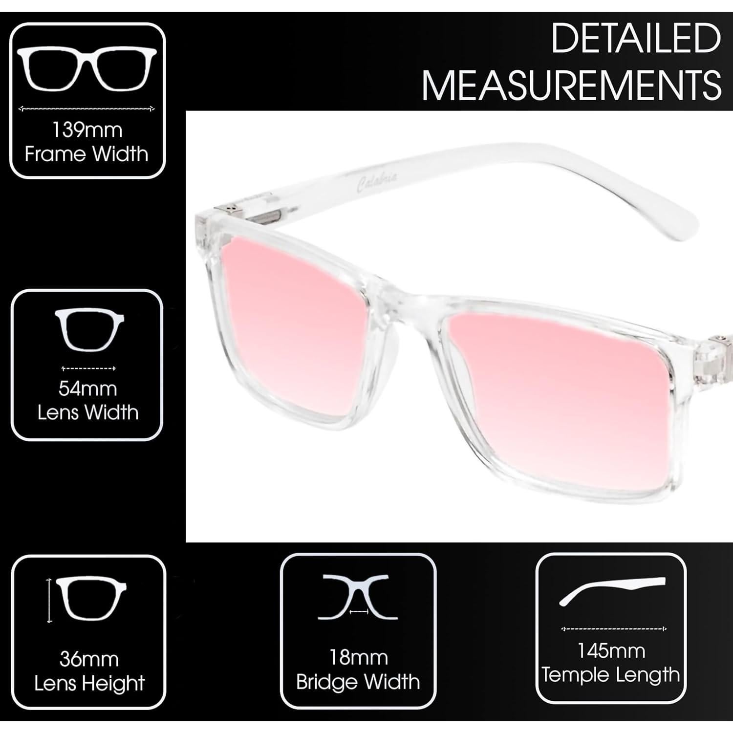 Gafas de lectura tintadas FL-41 Medspex +1.25 para migrañas