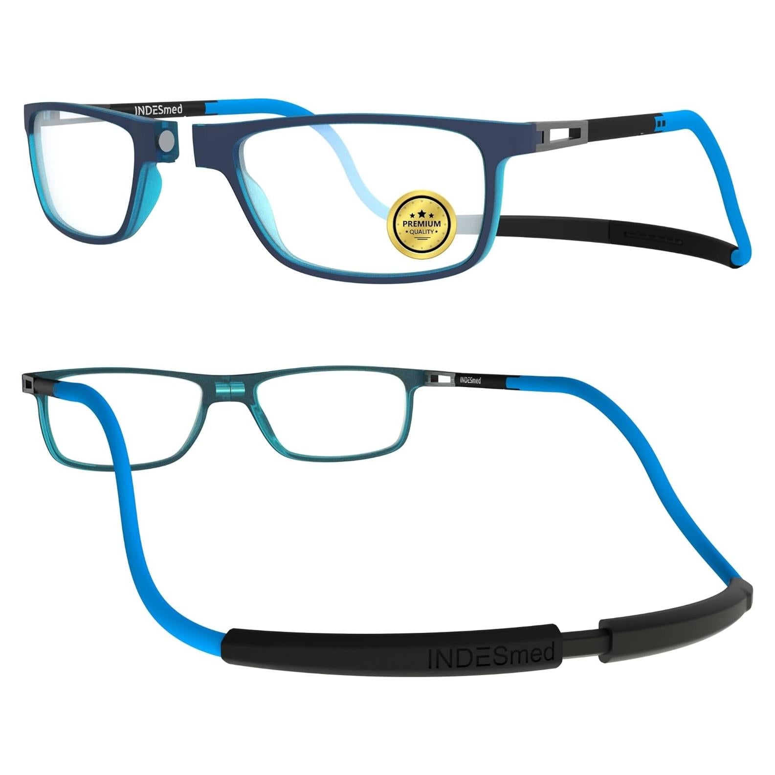 Gafas de lectura magnéticas INDESMED con filtro luz azul 1.5D