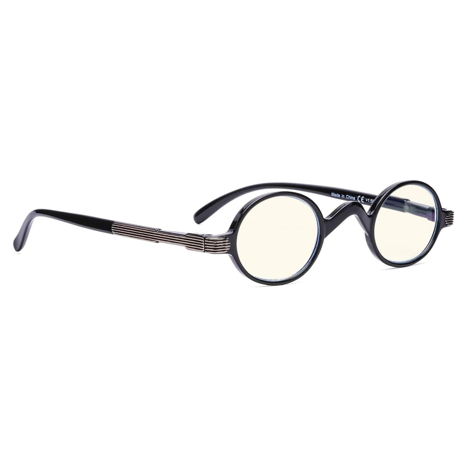 Lentes de Luz Azul Redondos Vintage BlueLess +3.00 Unisex