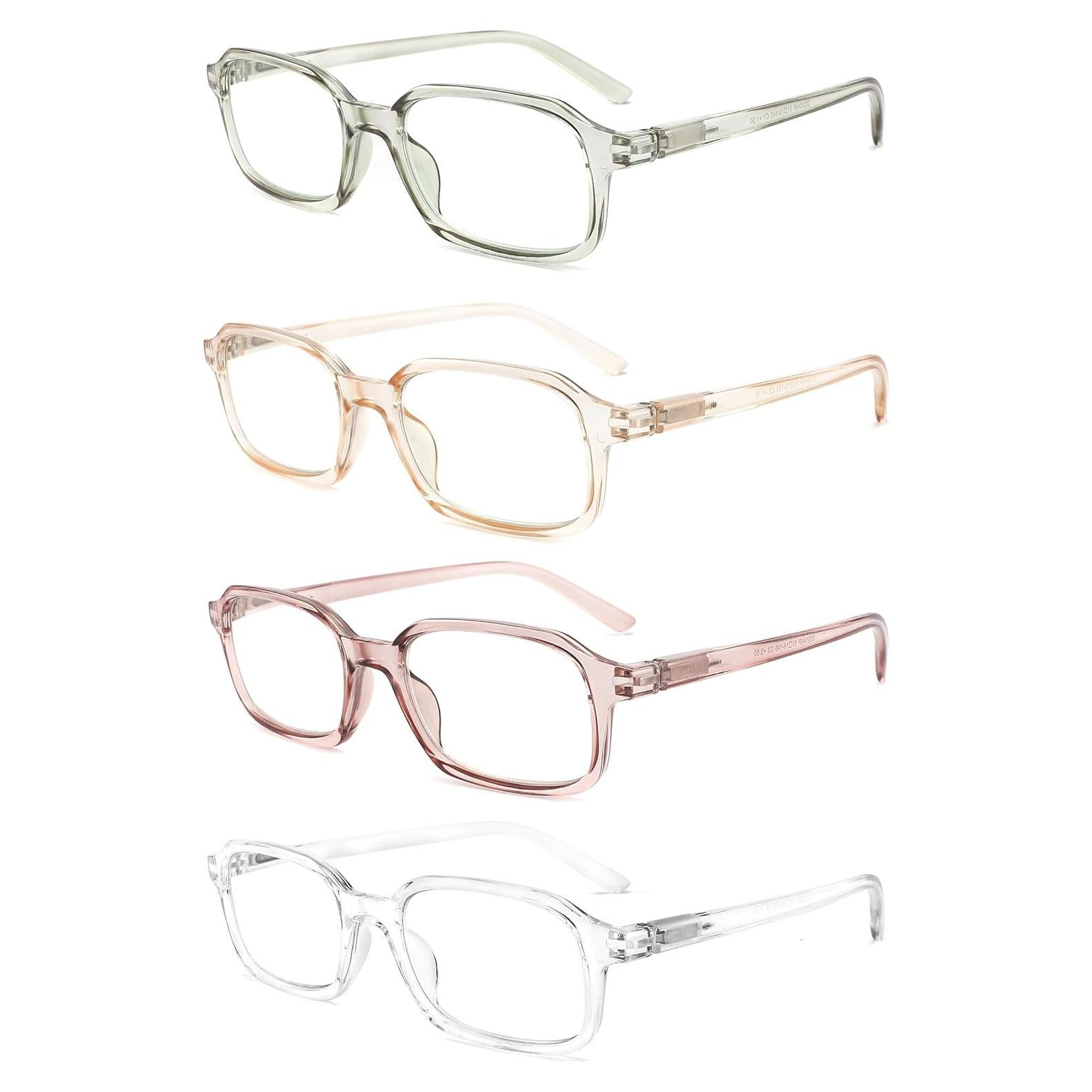 Gafas de lectura anti luz azul Milch Cow - Paquete de 4 unidades