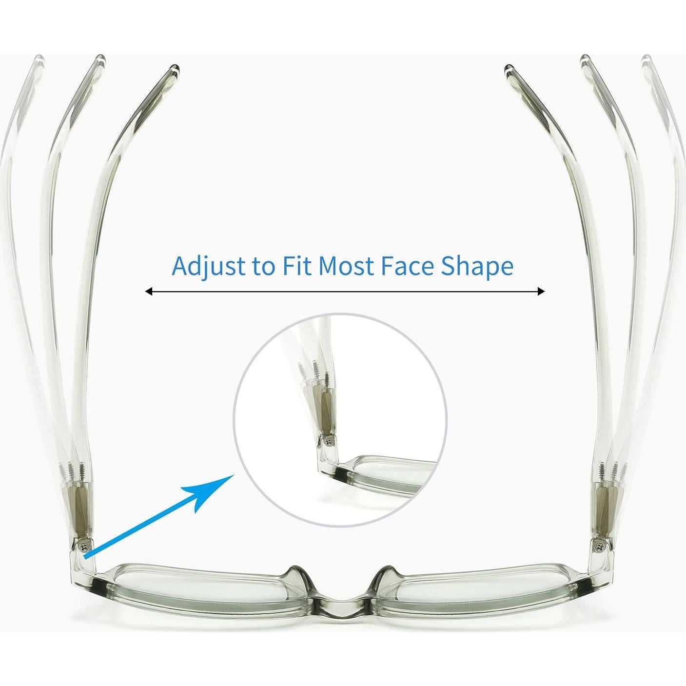 Gafas de lectura anti luz azul Milch Cow - Paquete de 4 unidades