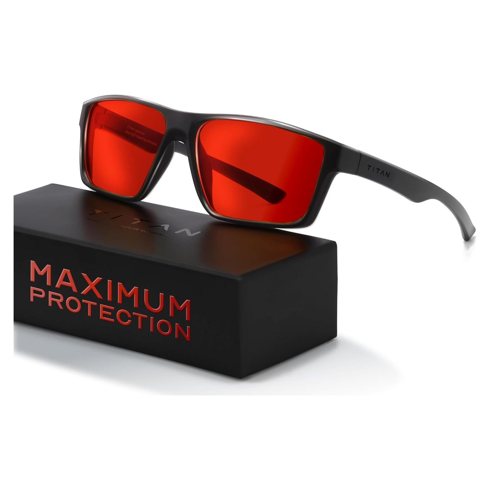 Gafas Gaming Titan Anti Luz Azul UV400 para Hombres