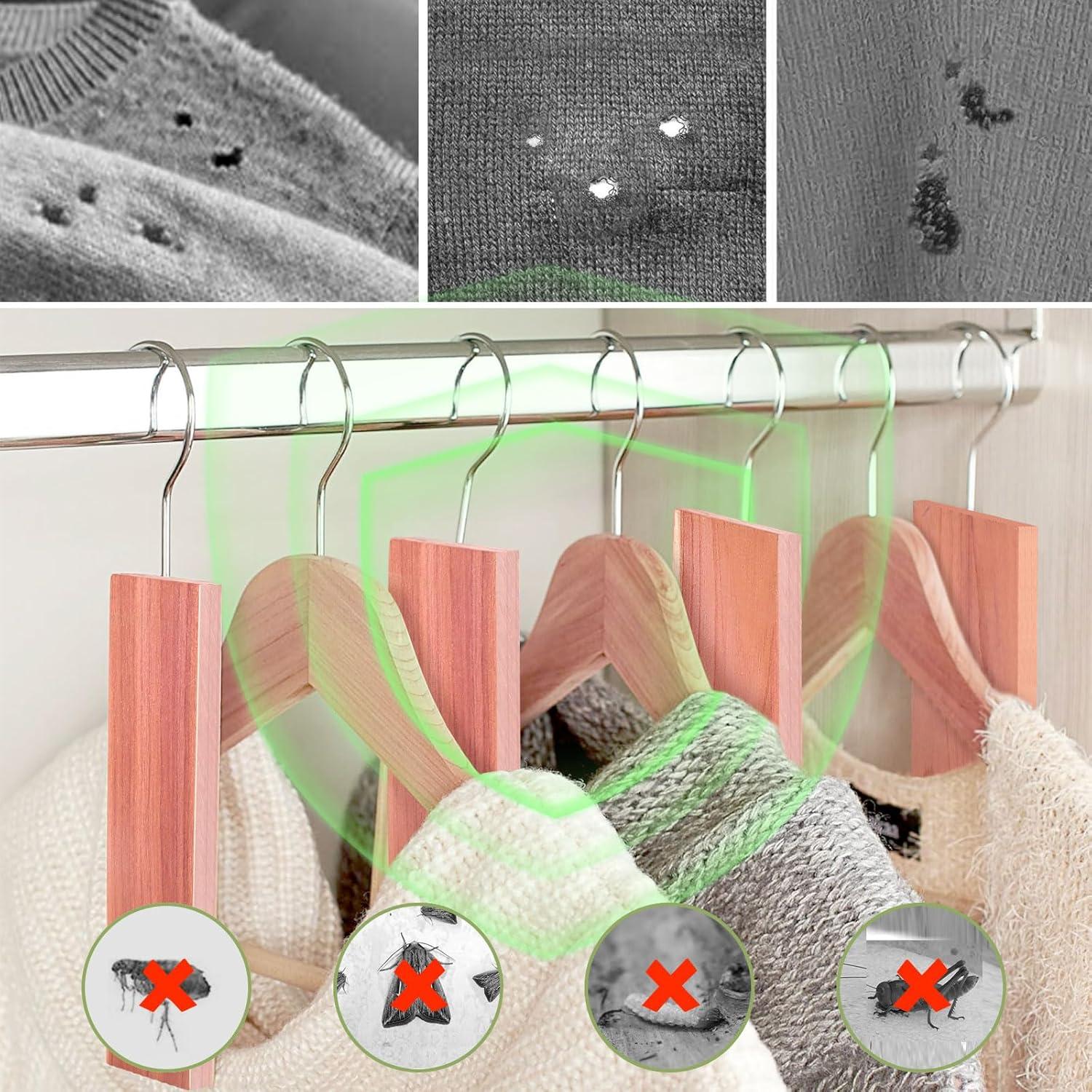 Paquete de 16 tablones de cedro rojo aromático para armarios