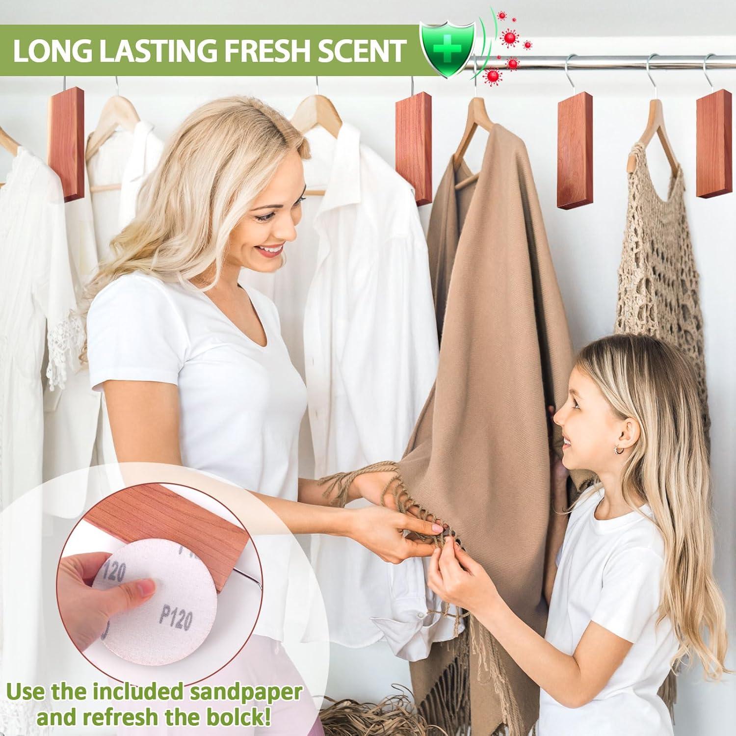 Paquete de 16 tablones de cedro rojo aromático para armarios