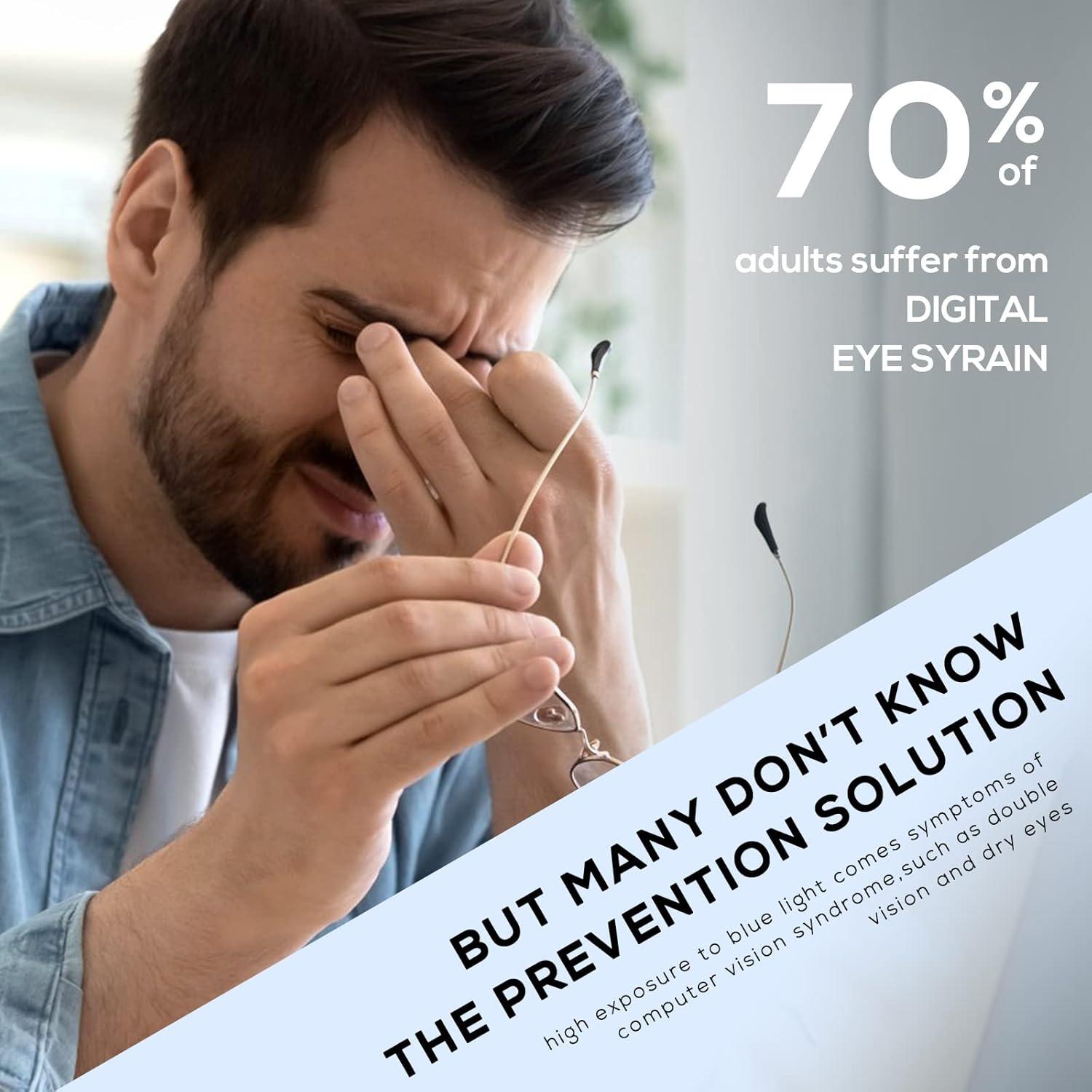 Gafas de lectura y gaming DUCO DC5204 con filtro luz azul