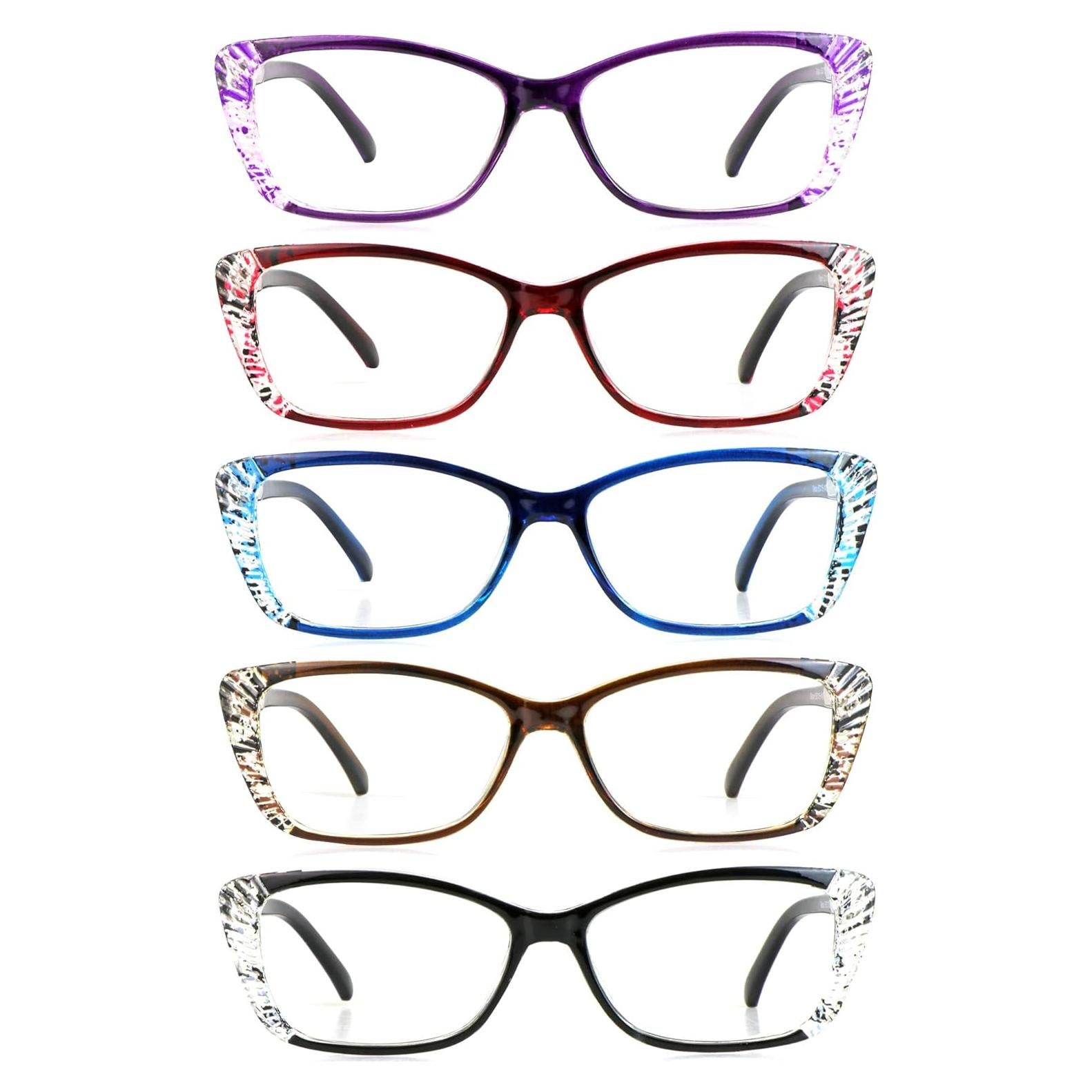 5 Pares de Gafas de Lectura LifeArt +3.25 Aumento Luz Azul