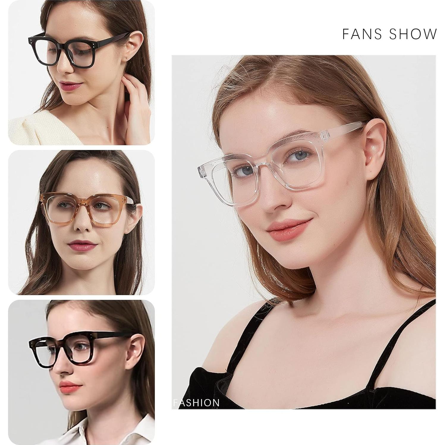 Gafas bloqueadoras de luz azul ANDWOOD AR08 para mujeres - 2 pack