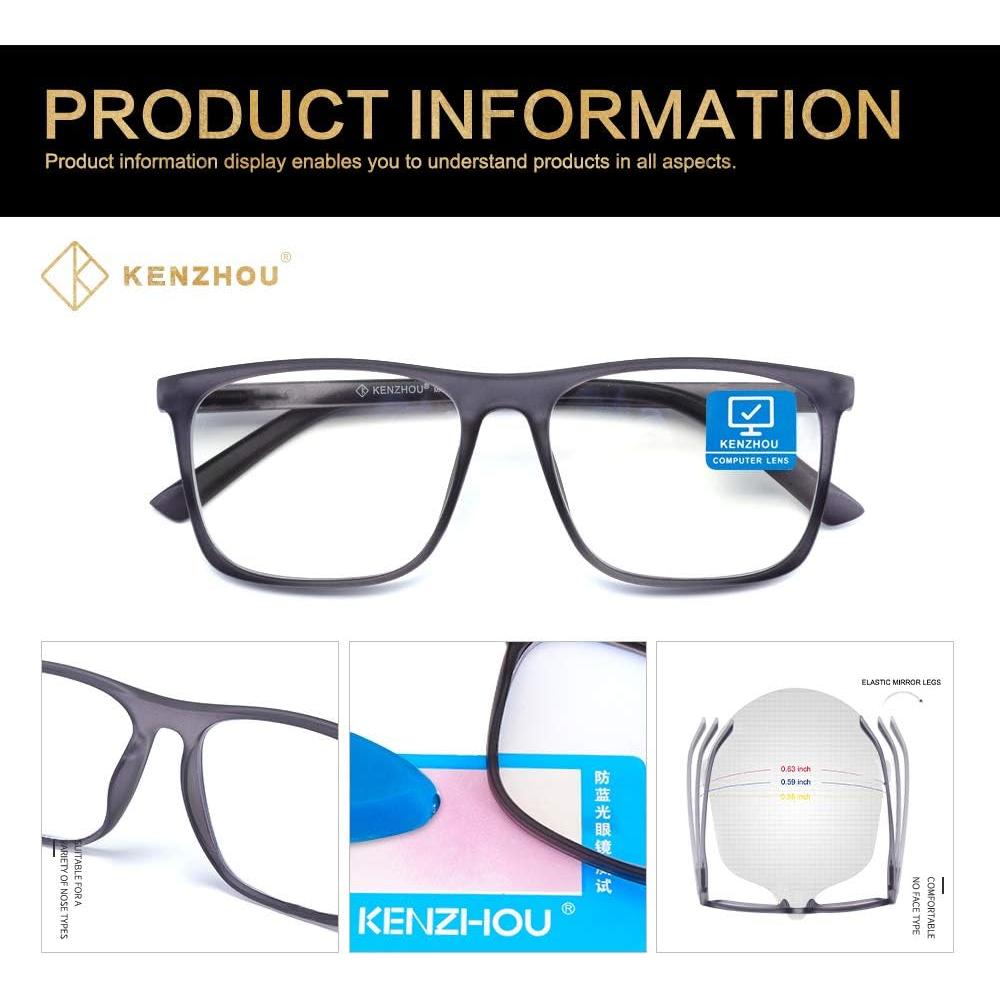 Gafas Anti Luz Azul K KENZHOU - 2 Paquetes Unisex