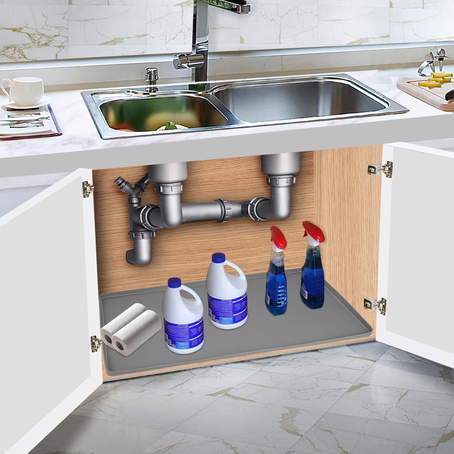 Alfombrilla impermeable BEESVO para fregadero 55.88 x 48.26 cm