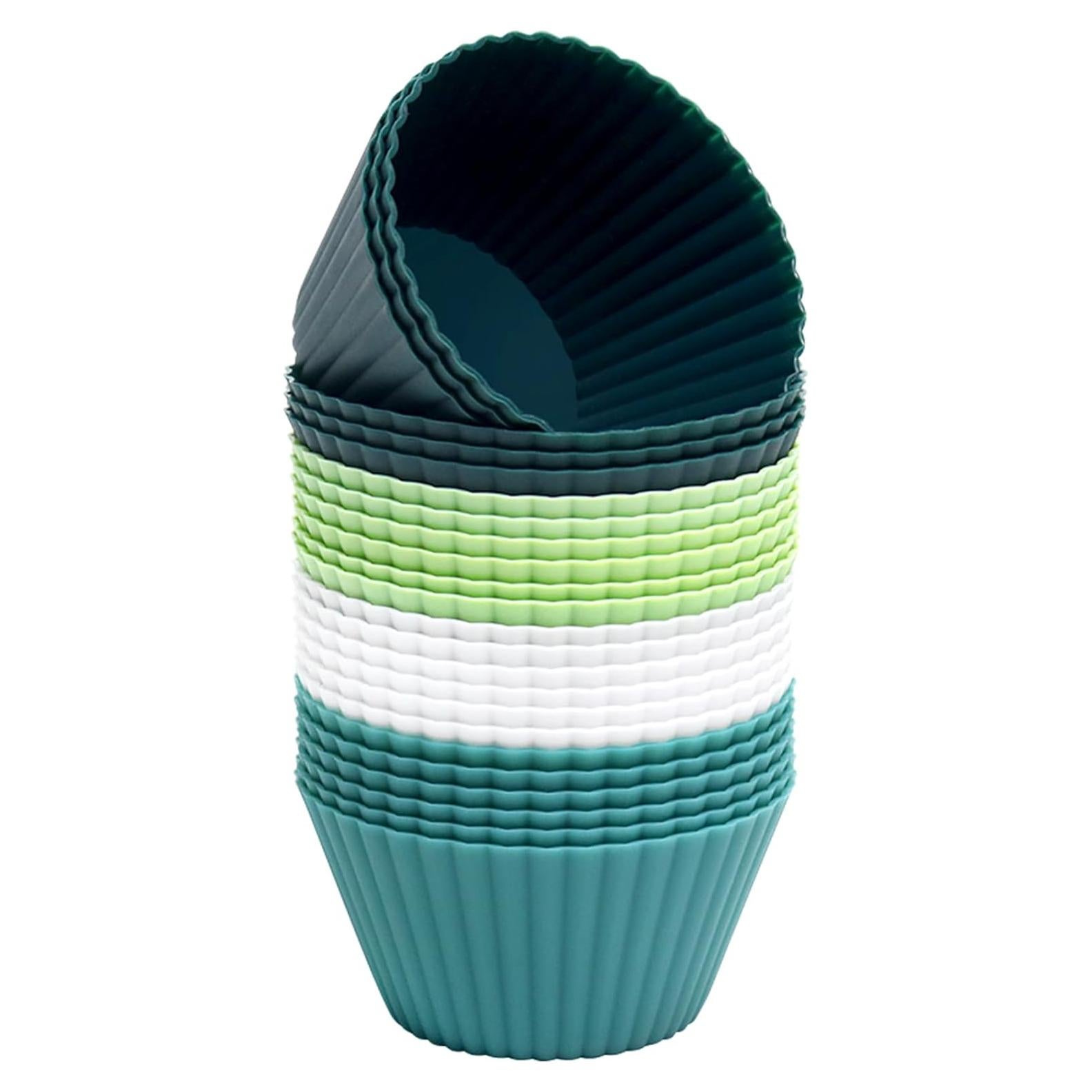 Tazas de Silicona Jumbo Pharamat 24 Pcs 9 cm Reutilizables